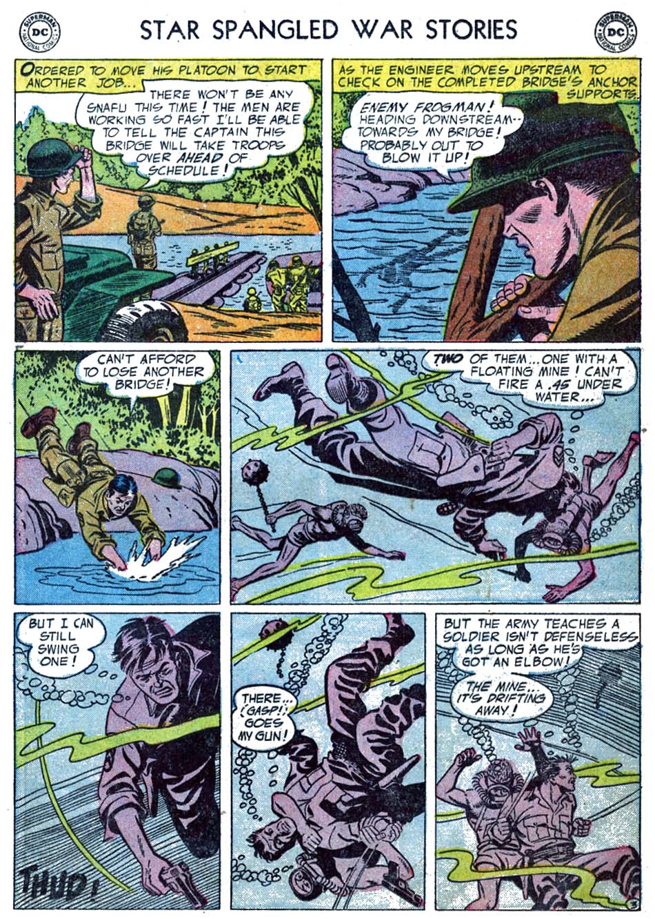 Read online Star Spangled War Stories (1952) comic -  Issue #32 - 21