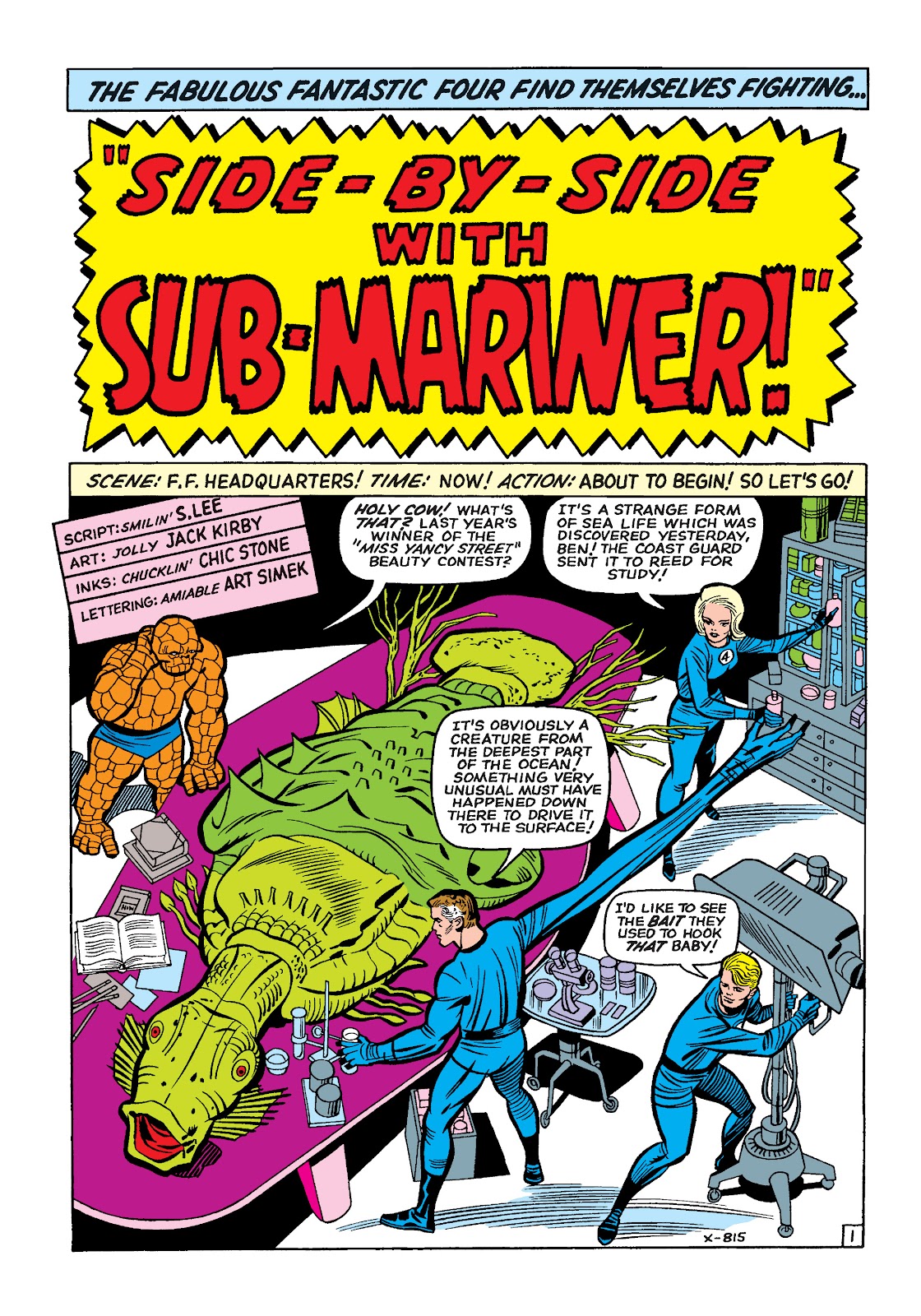 Marvel Masterworks: The Fantastic Four issue TPB 4 (Part 2) - Page 1