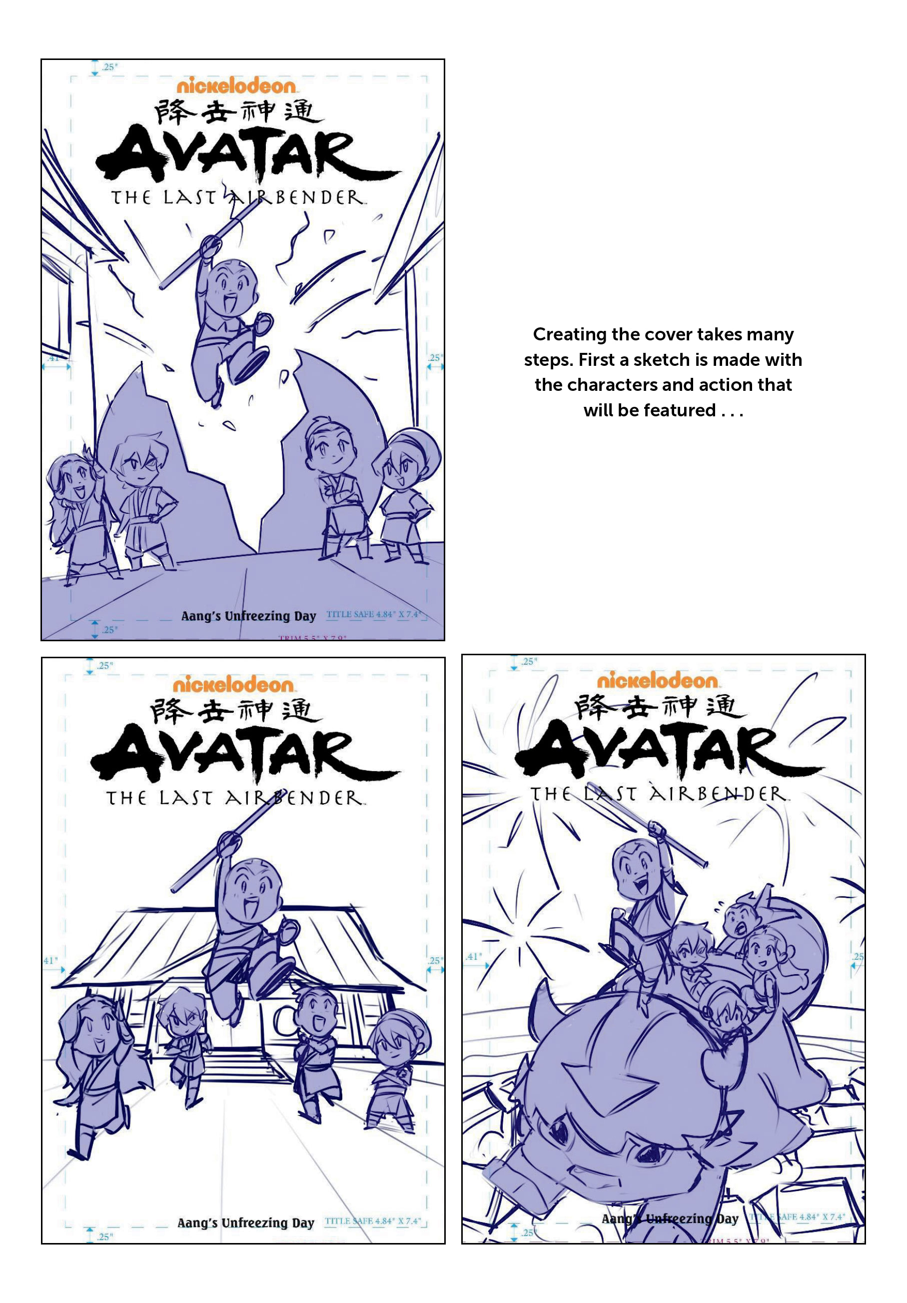 Read online Avatar: The Last Airbender Chibis - Aang's Unfreezing Day comic -  Issue # Full - 41
