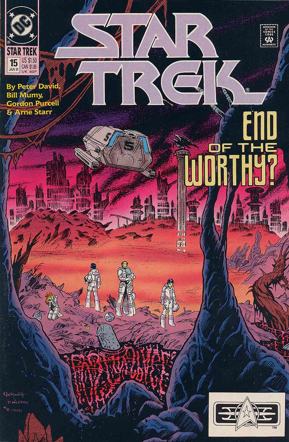 Read online Star Trek (1989) comic -  Issue #15 - 1