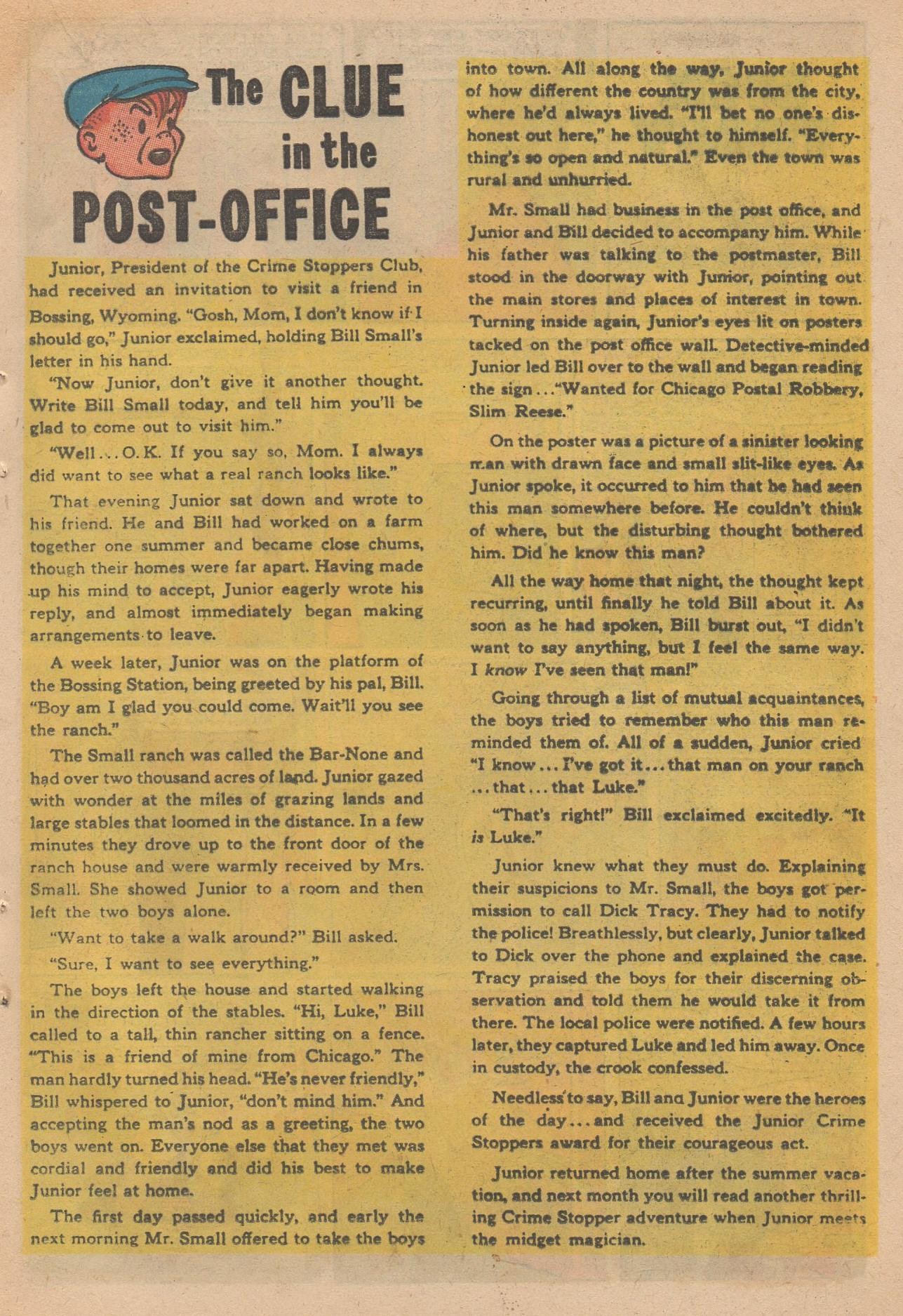 Read online Dick Tracy comic -  Issue #143 - 49