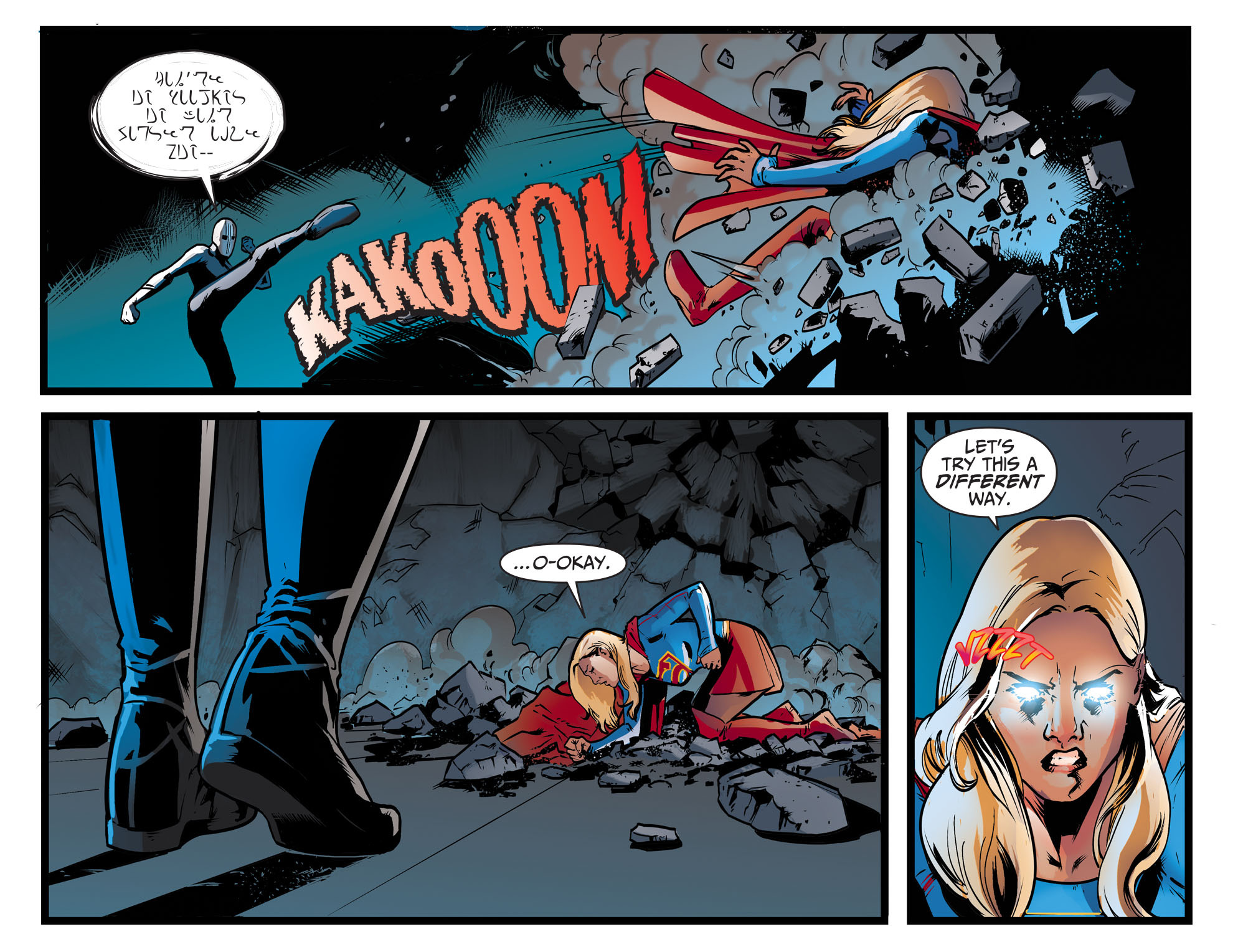 Read online Adventures of Supergirl comic -  Issue #9 - 14