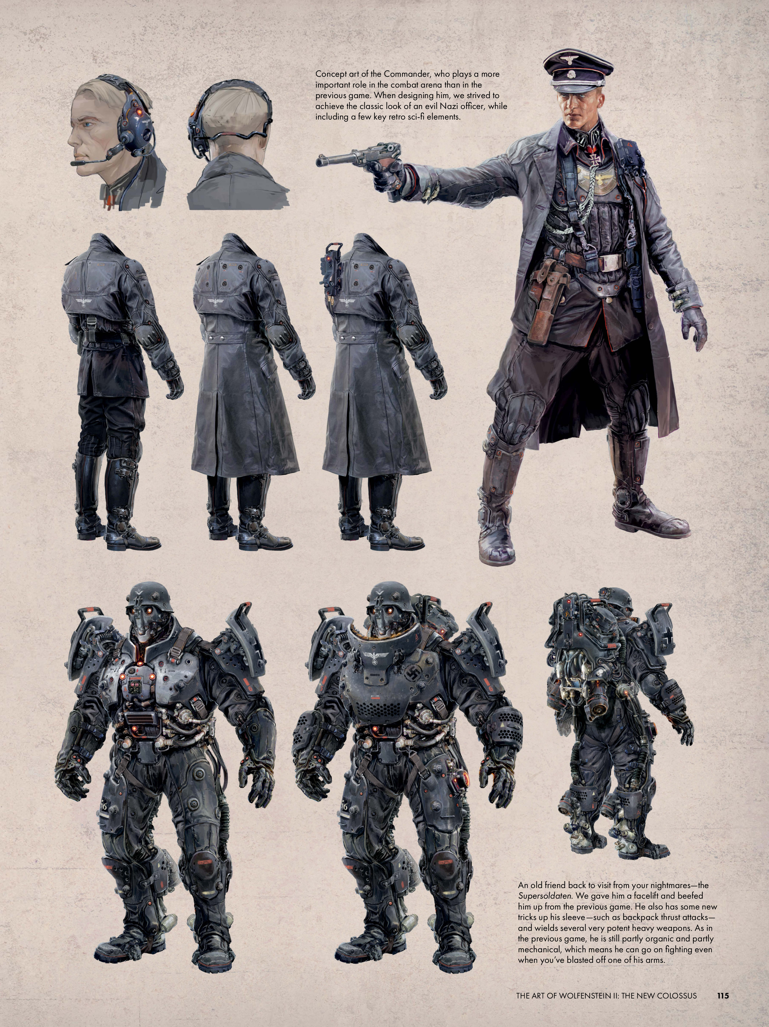 Read online The Art of Wolfenstein: The New Order comic - Issue # TPB (Part  1) in 2023