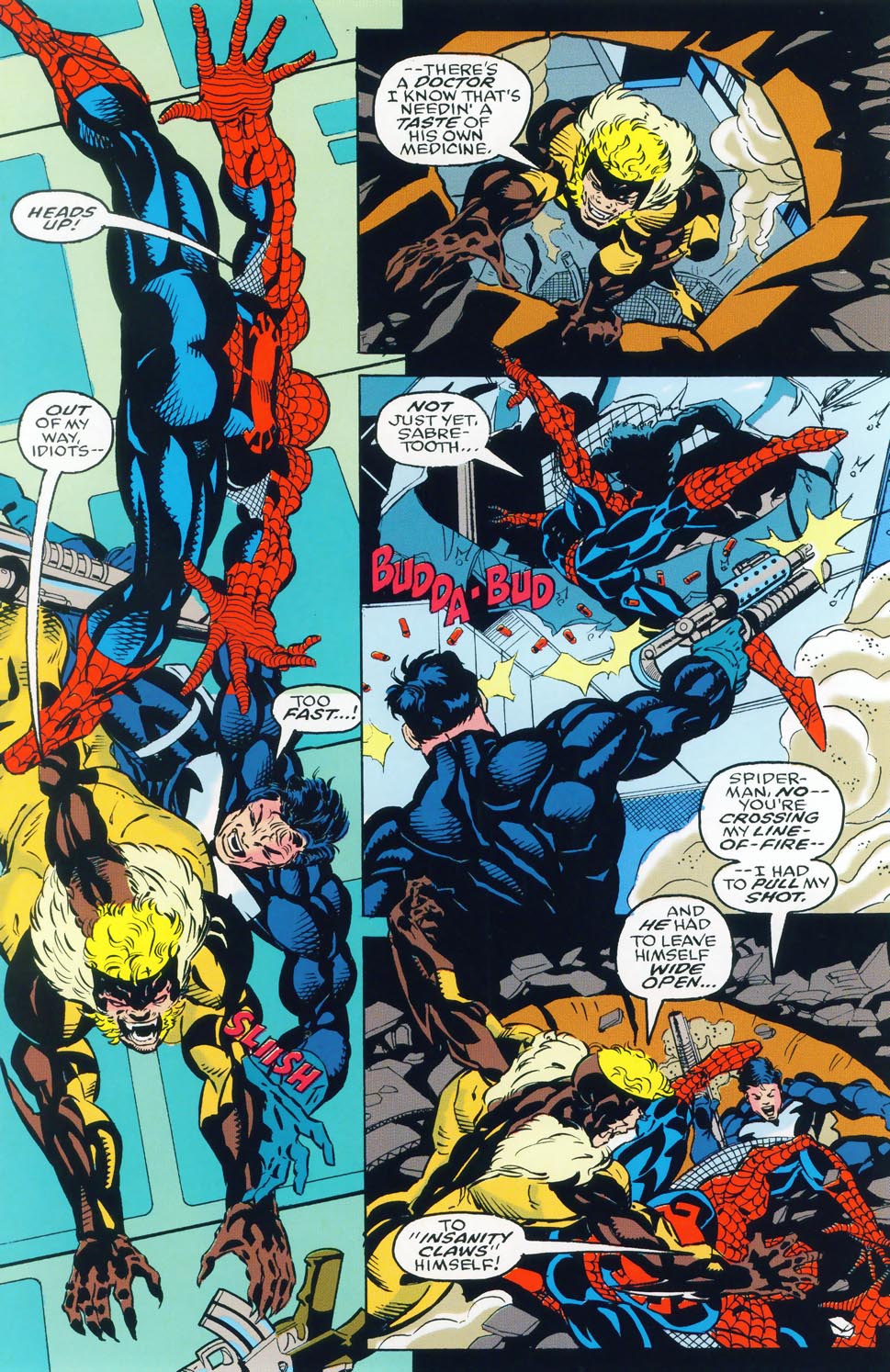 Read online Spider-Man, Punisher, Sabretooth: Designer Genes comic -  Issue # Full - 30