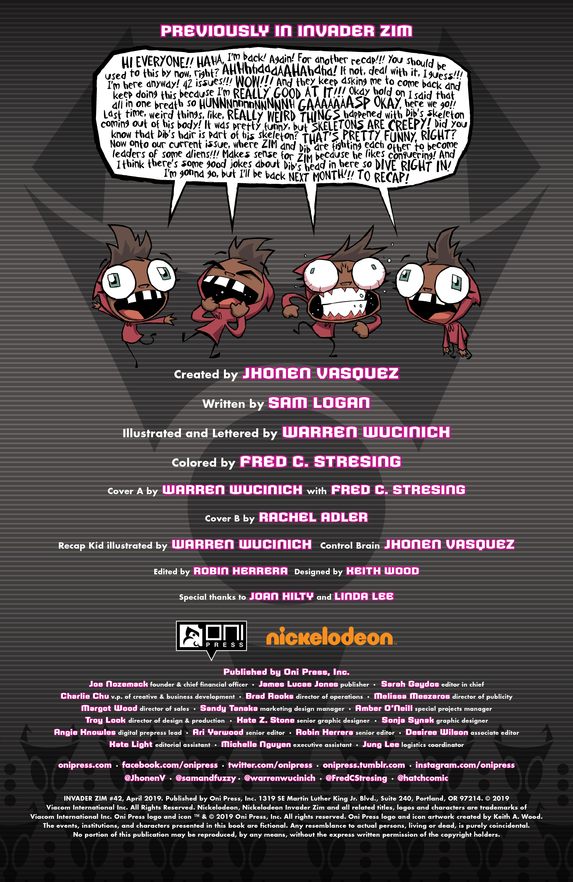 Read online Invader Zim comic -  Issue #42 - 2