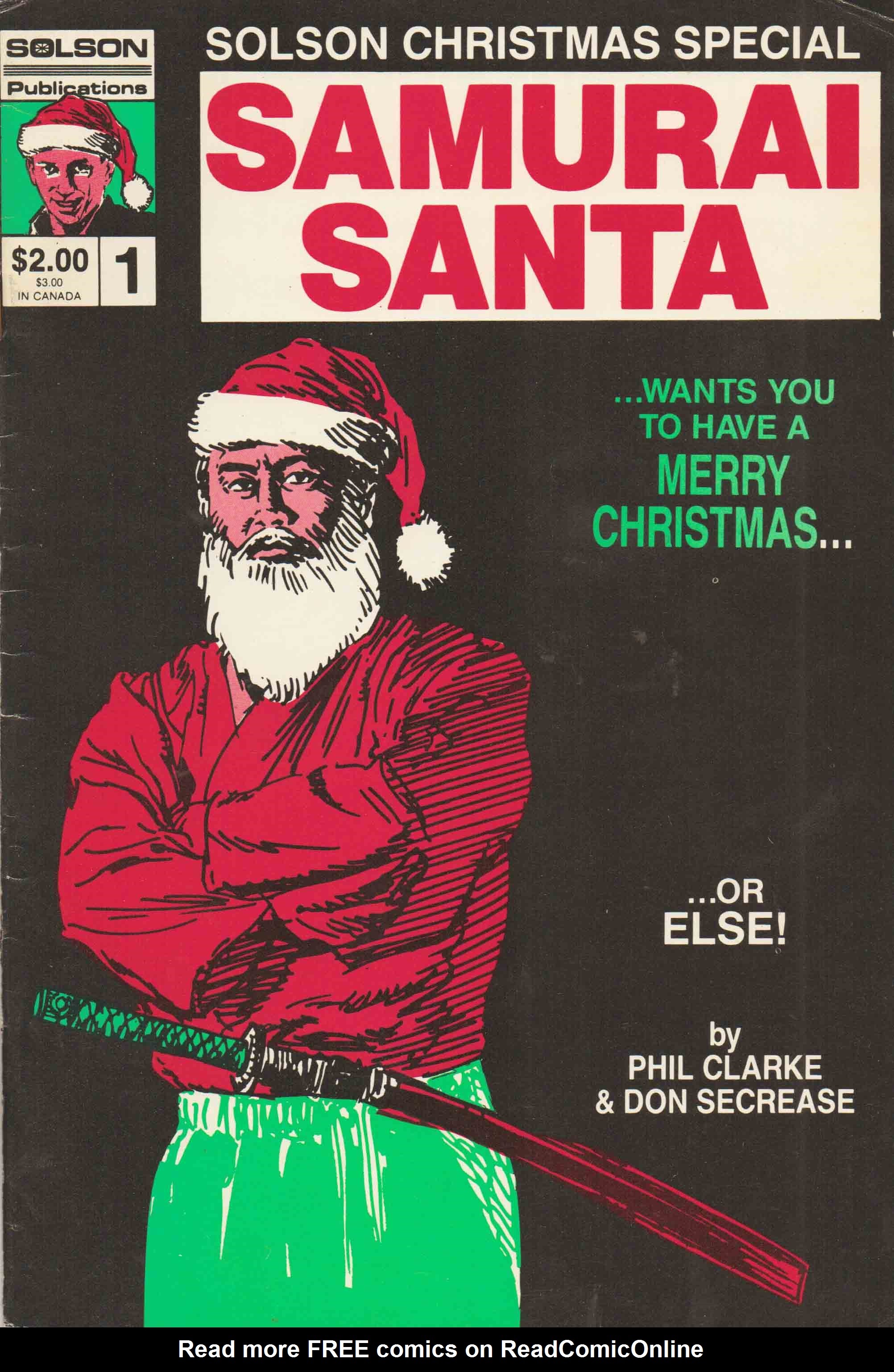 Read online Samurai Santa comic -  Issue # Full - 1