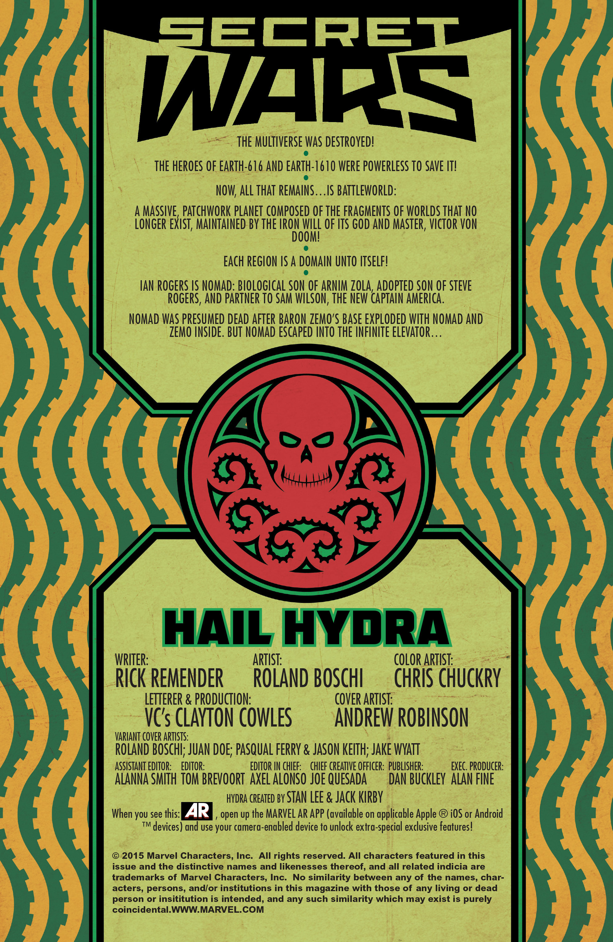 Read online Hail Hydra comic -  Issue #1 - 2