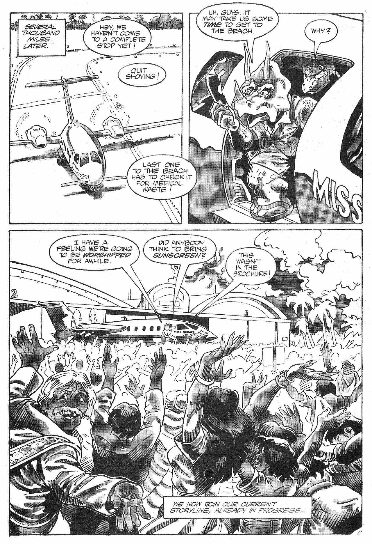 Read online Dinosaurs For Hire (1988) comic -  Issue #7 - 12