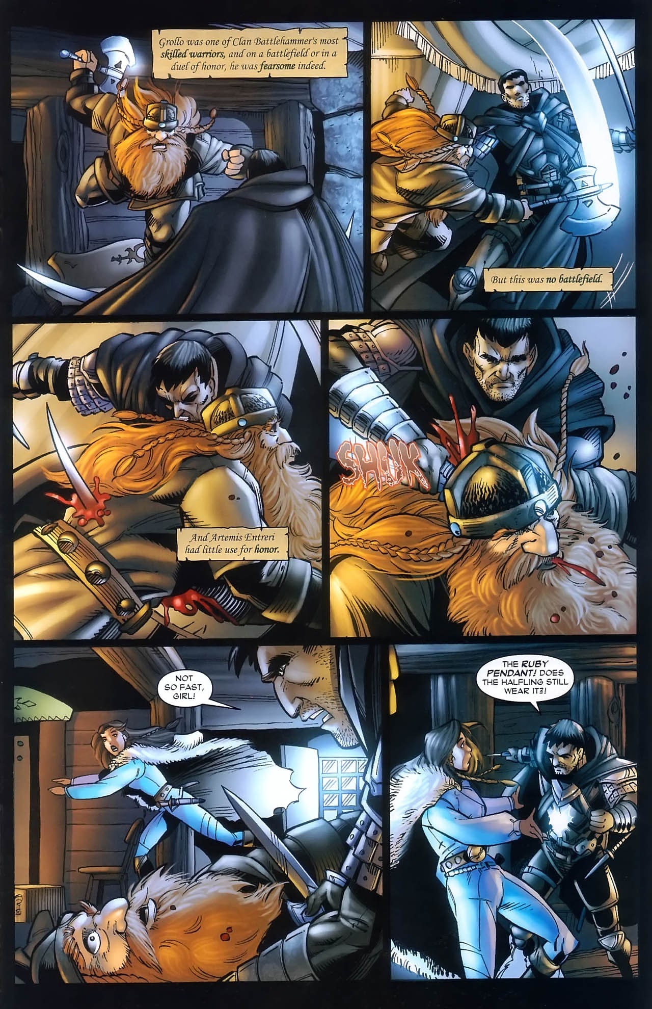 Read online Forgotten Realms: Streams of Silver comic -  Issue #1 - 8