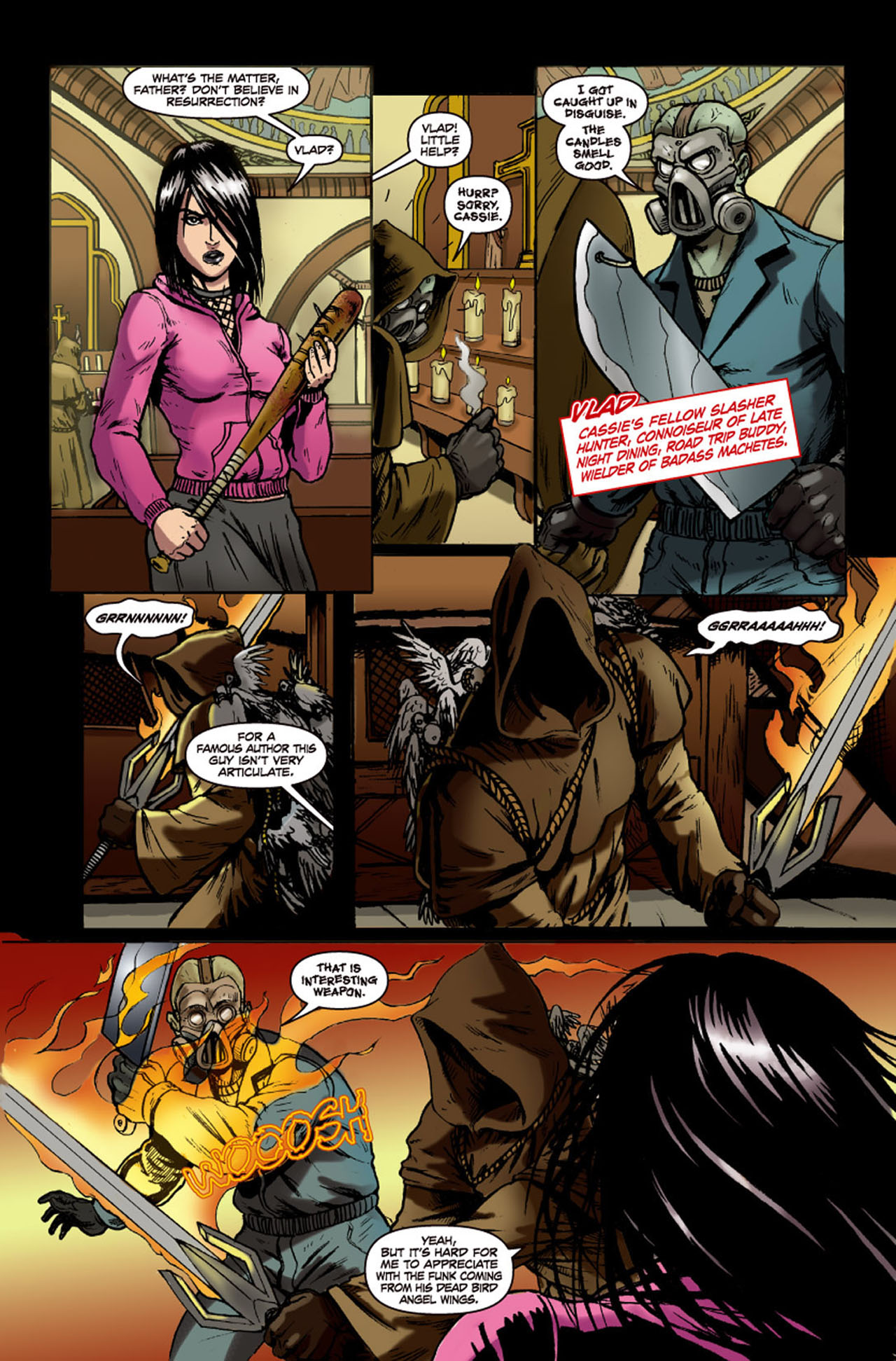 Read online Hack/Slash & Mercy Sparx: A Slice of Hell comic -  Issue #1 - 5