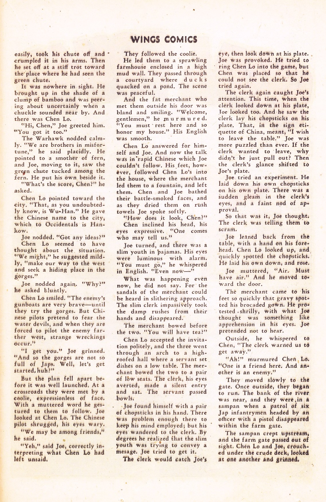 Read online Wings Comics comic -  Issue #56 - 37