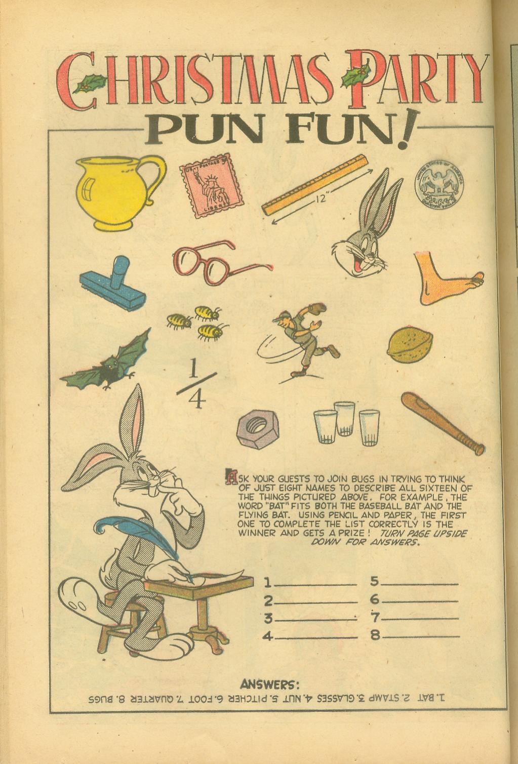 Read online Bugs Bunny's Christmas Funnies comic -  Issue # TPB 8 - 48