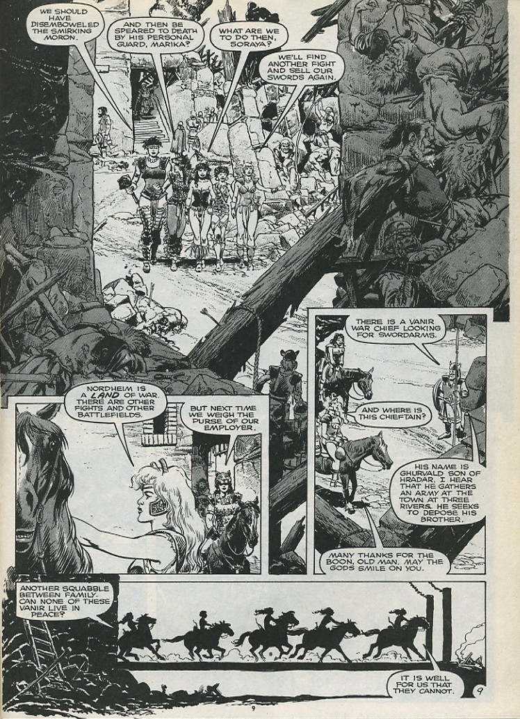 Read online The Savage Sword Of Conan comic -  Issue #179 - 11