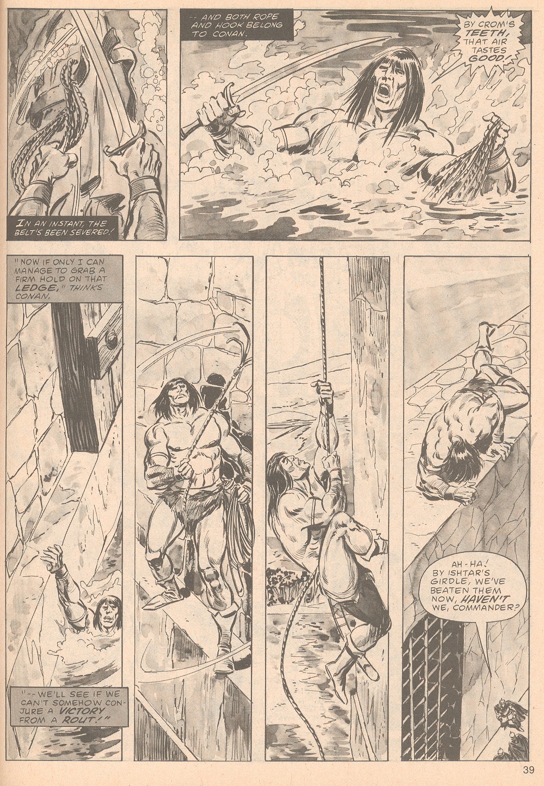 Read online The Savage Sword Of Conan comic -  Issue #63 - 39