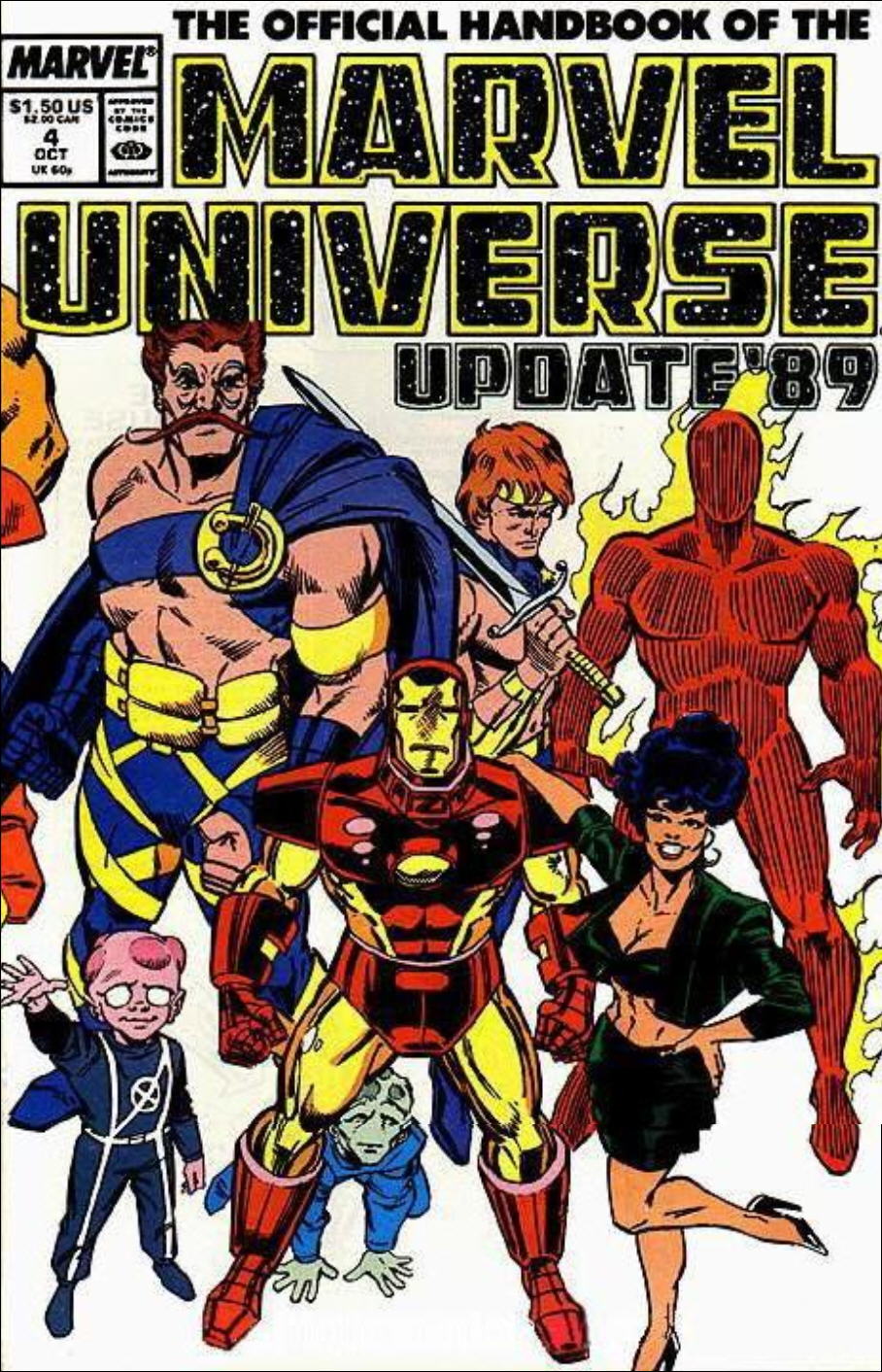 Read online The Official Handbook of the Marvel Universe: Update '89 comic -  Issue #4 - 1