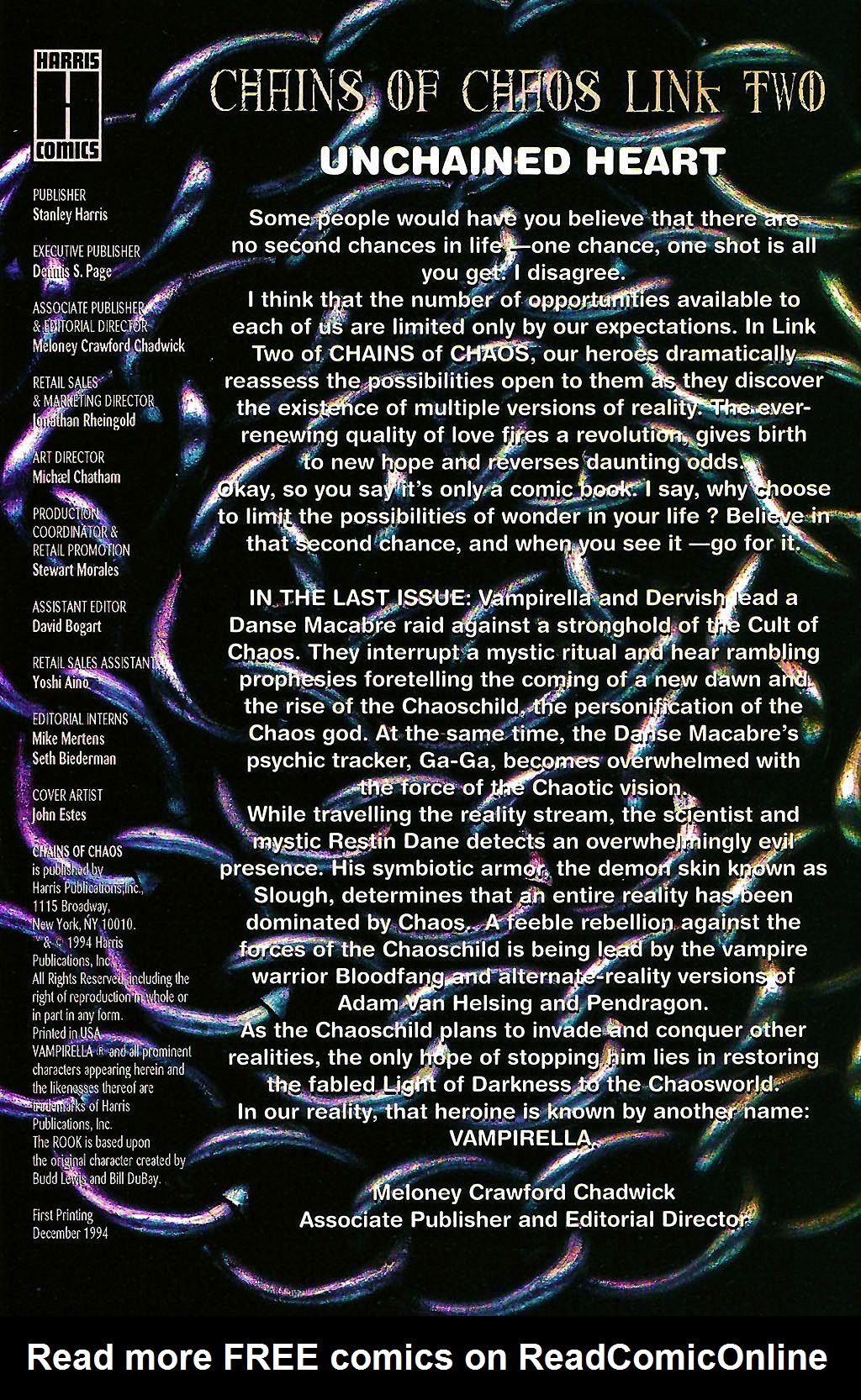 Chains Of Chaos Issue 2 Read Chains Of Chaos Issue 2 comic online in high quality. Read Full