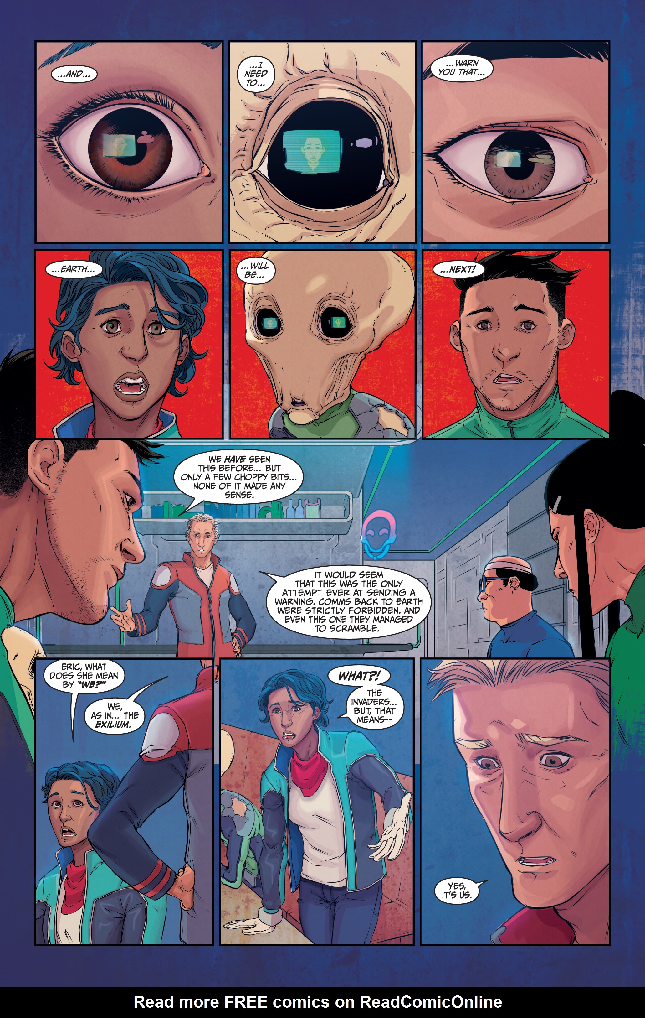 Read online Exilium comic -  Issue #6 - 17