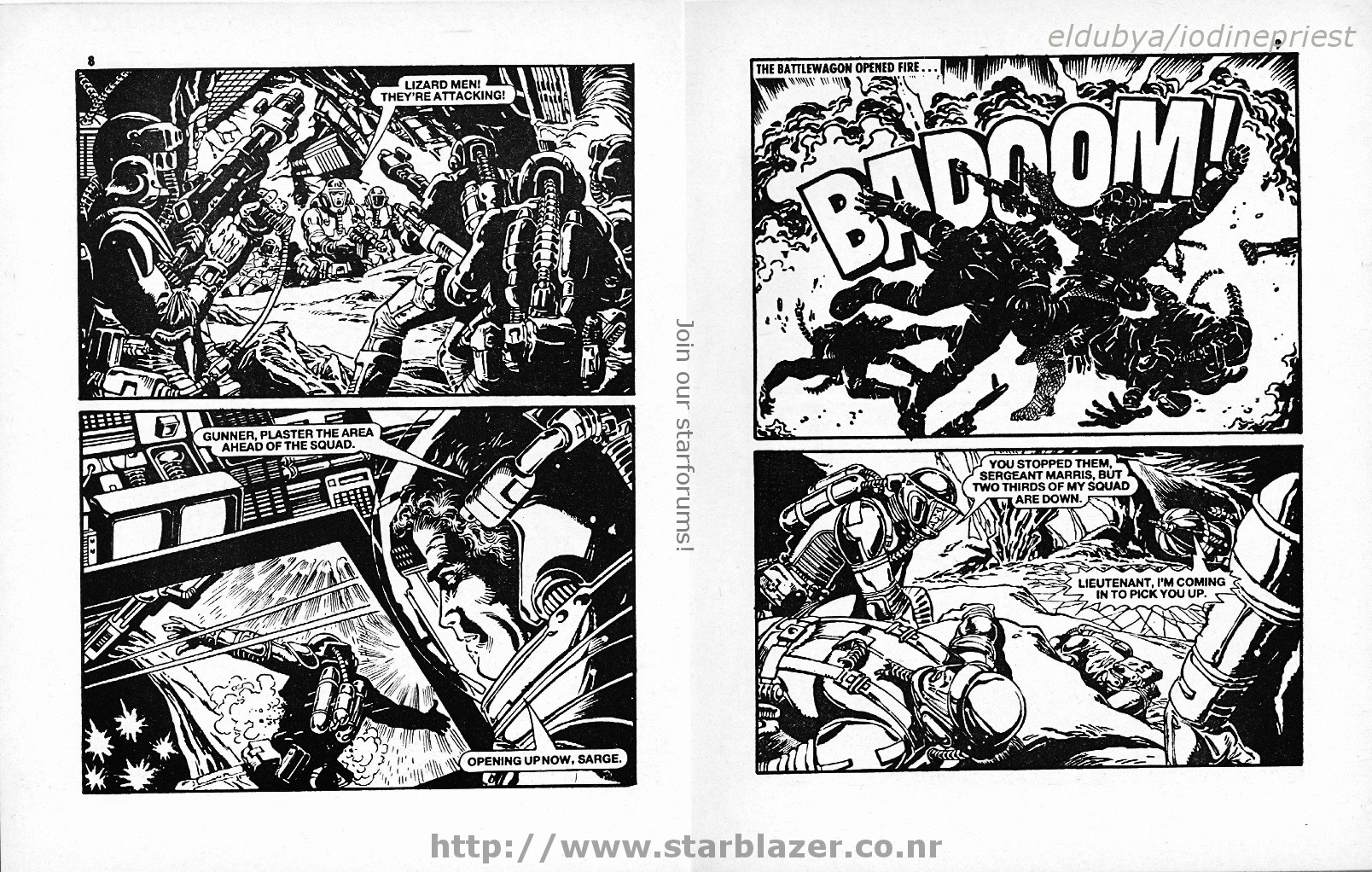 Read online Starblazer comic -  Issue #206 - 6