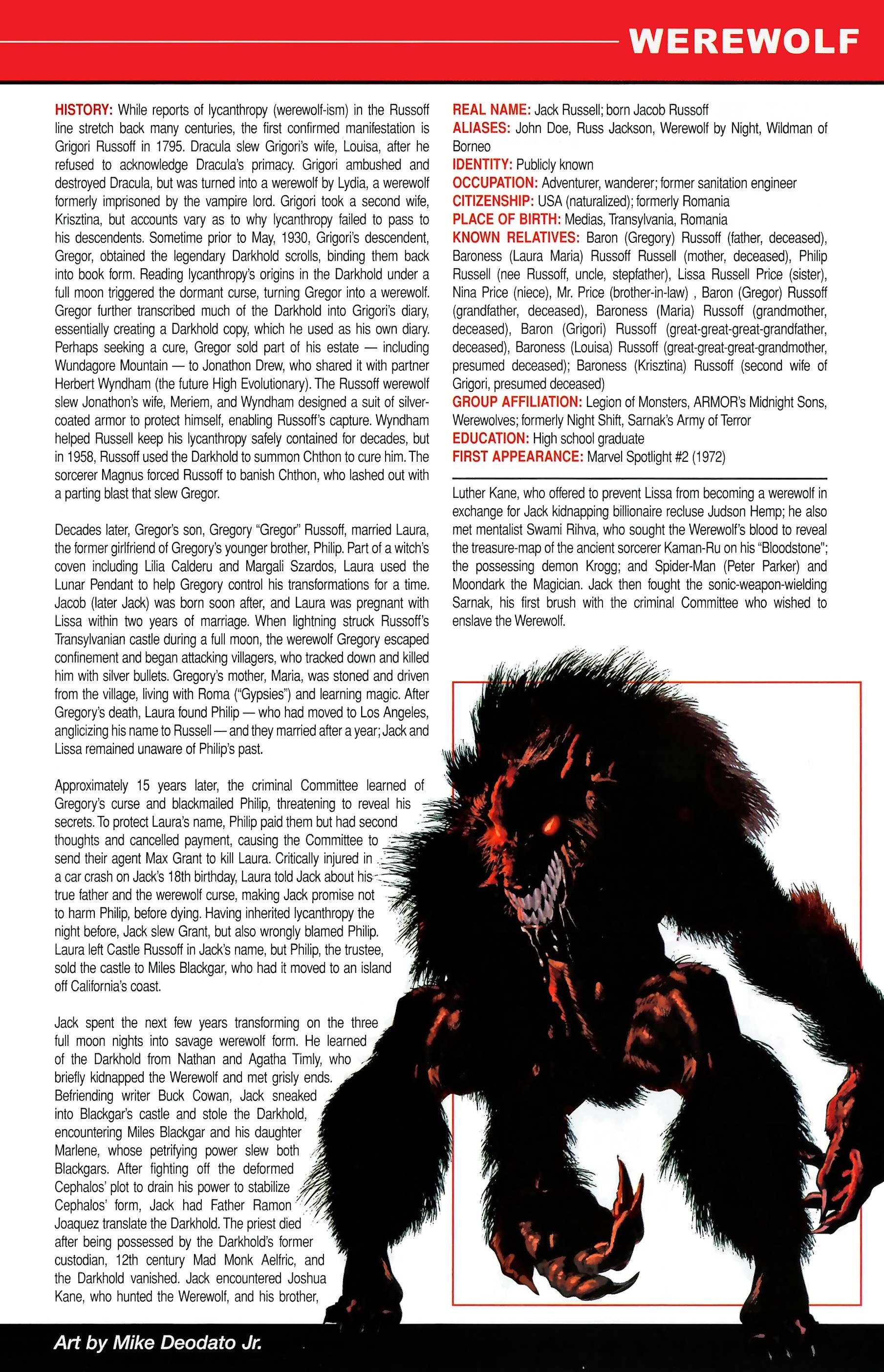 Read online Official Handbook of the Marvel Universe A to Z comic -  Issue # TPB 13 (Part 1) - 77