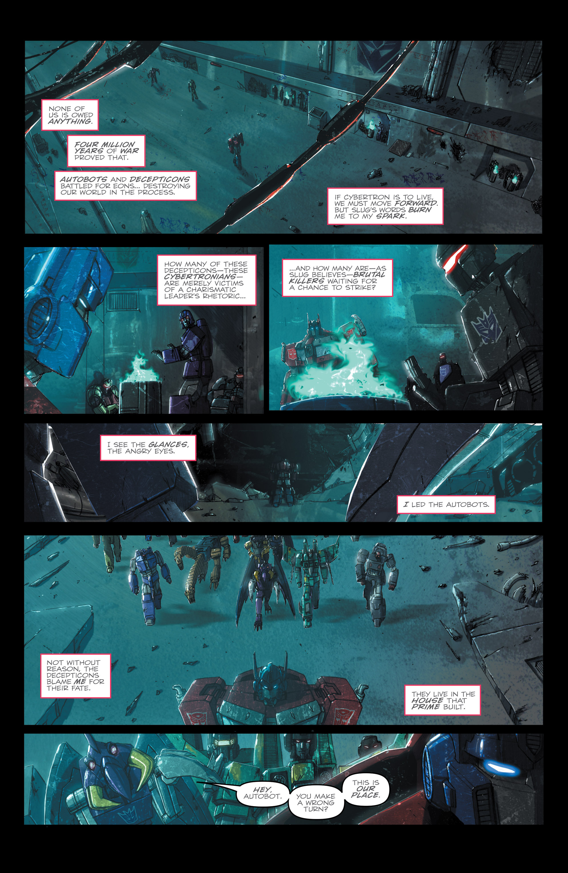 Read online The Transformers: Punishment comic -  Issue # Full - 9