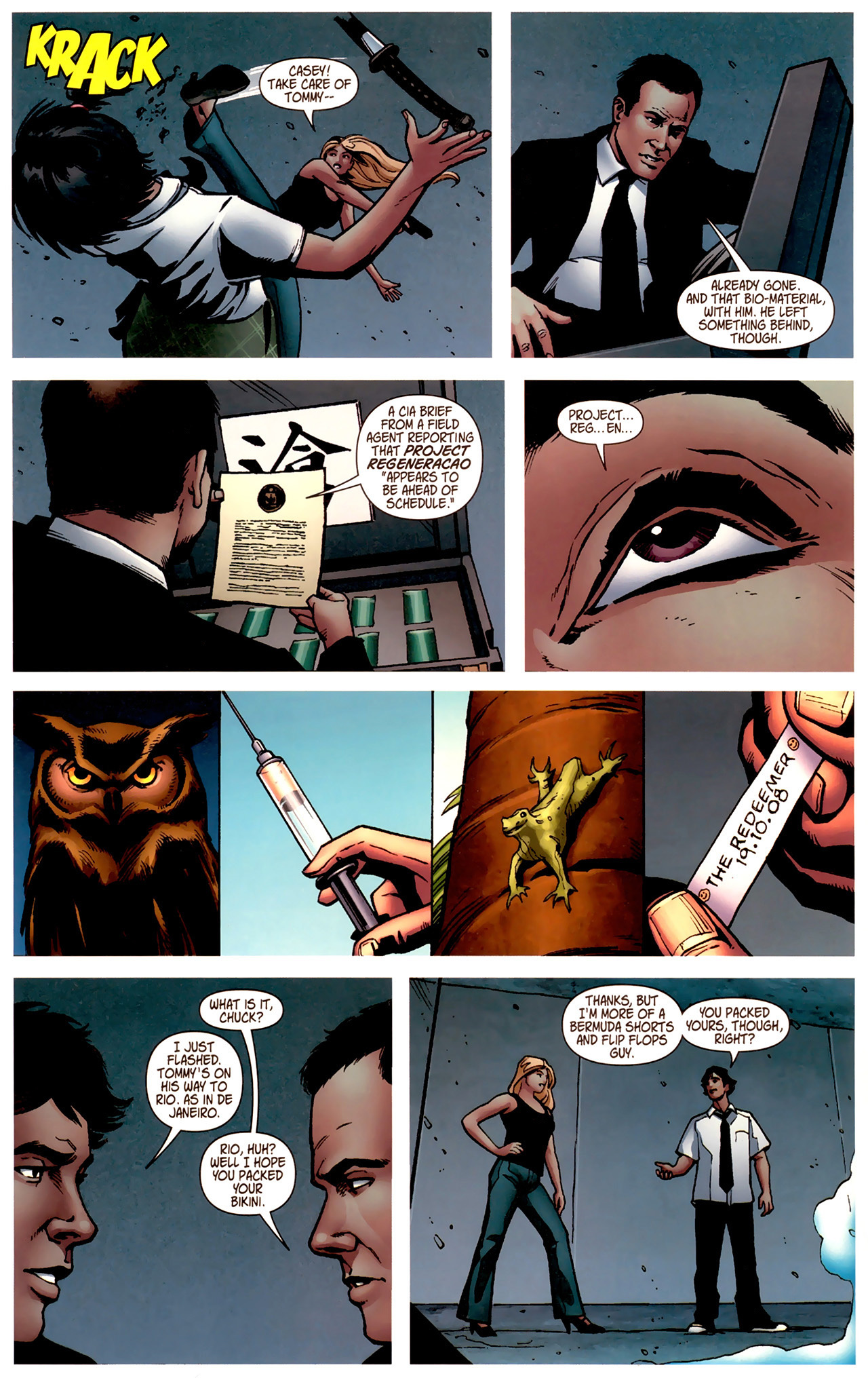 Read online Chuck comic -  Issue #3 - 3