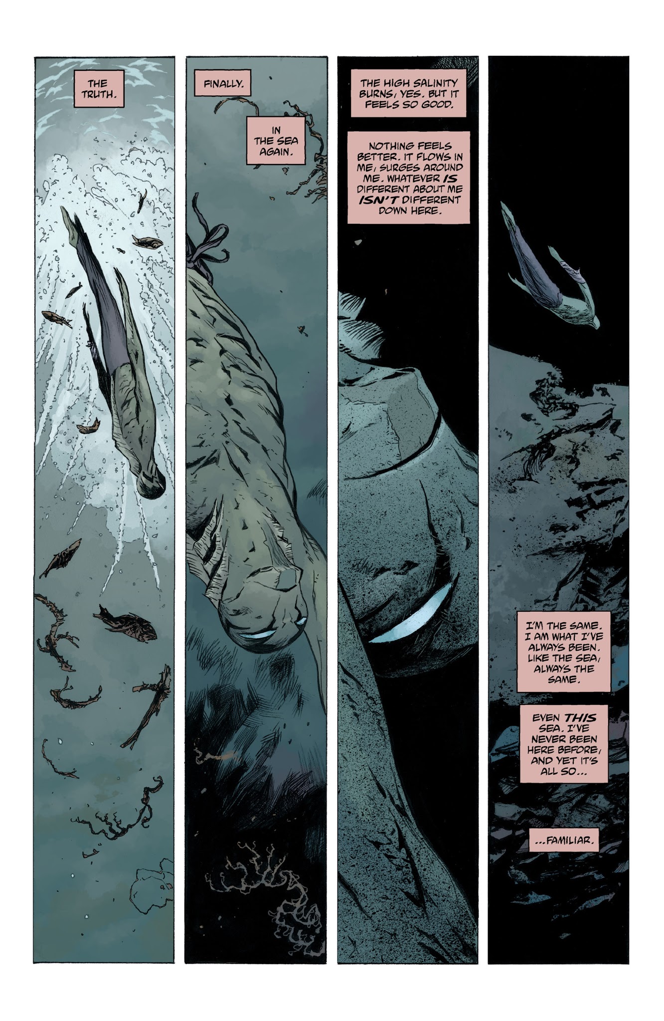 Read online Abe Sapien: Dark and Terrible and The New Race of Man comic -  Issue # TPB - 107