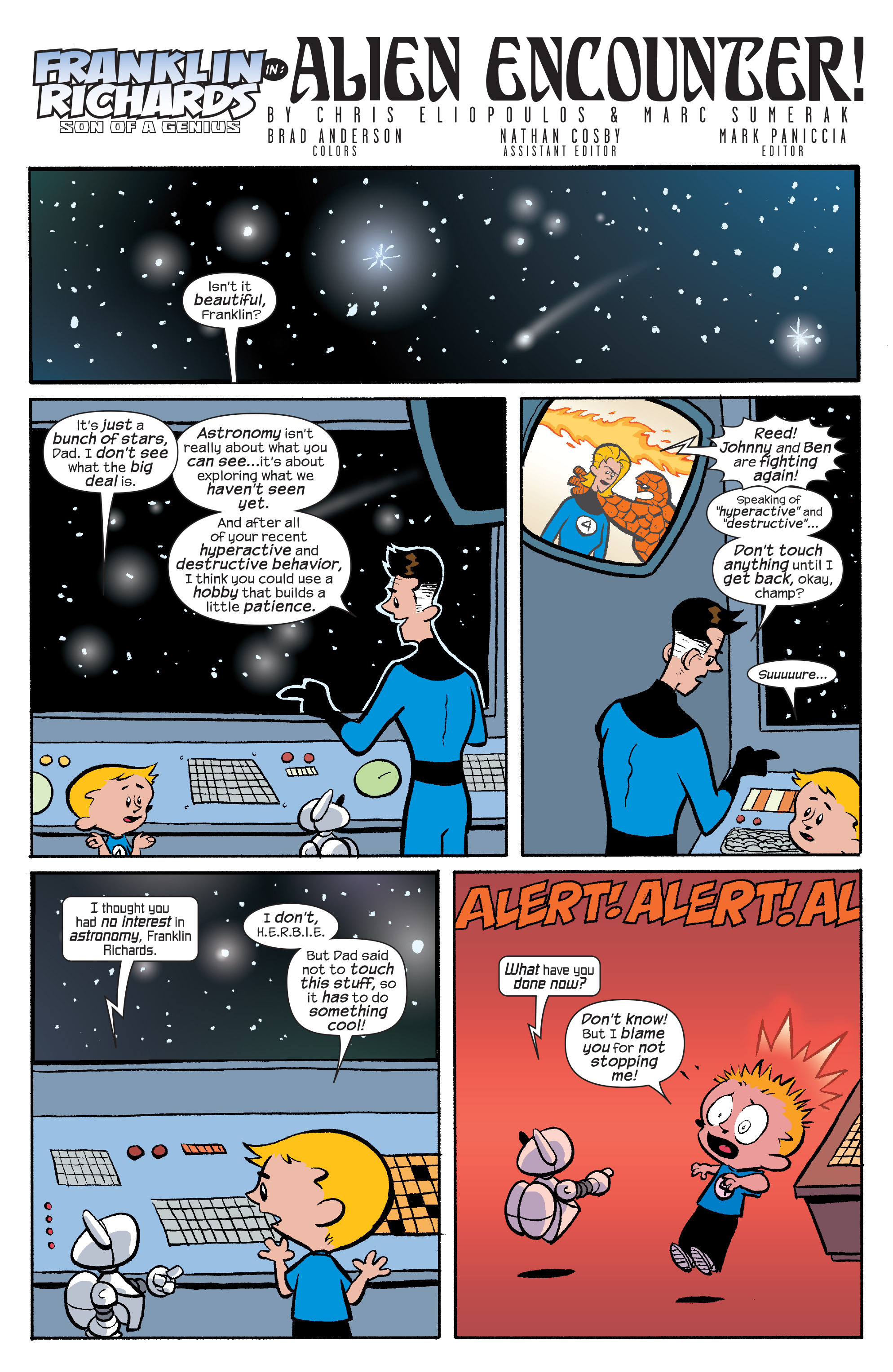 Read online Franklin Richards: Fall Football Fiasco! comic -  Issue # Full - 23