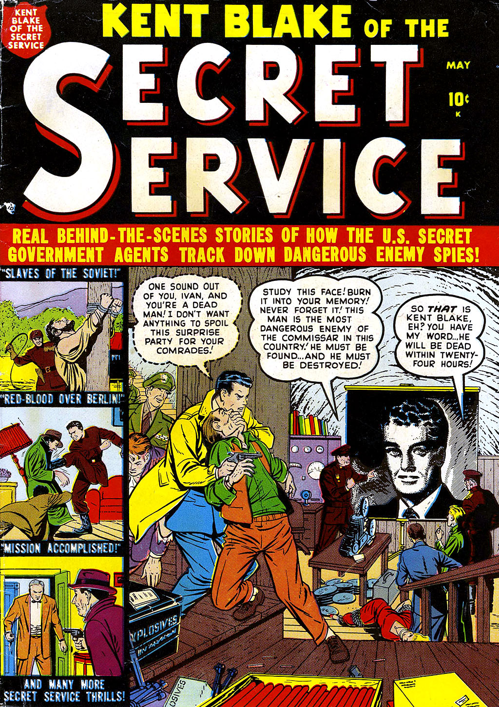 Read online Kent Blake of the Secret Service comic -  Issue #1 - 1