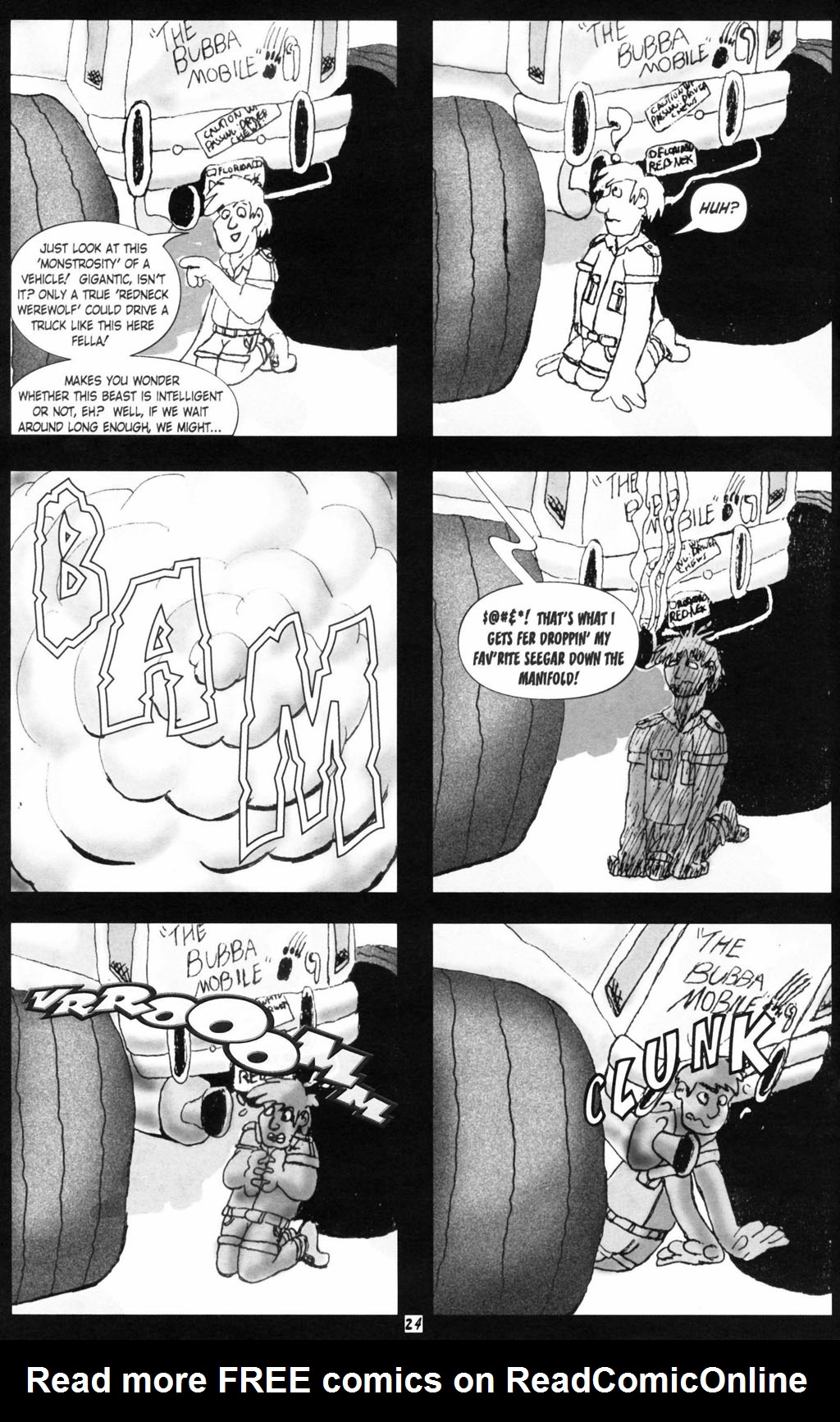 Read online Bubba the Redneck Werewolf comic -  Issue #6 - 26