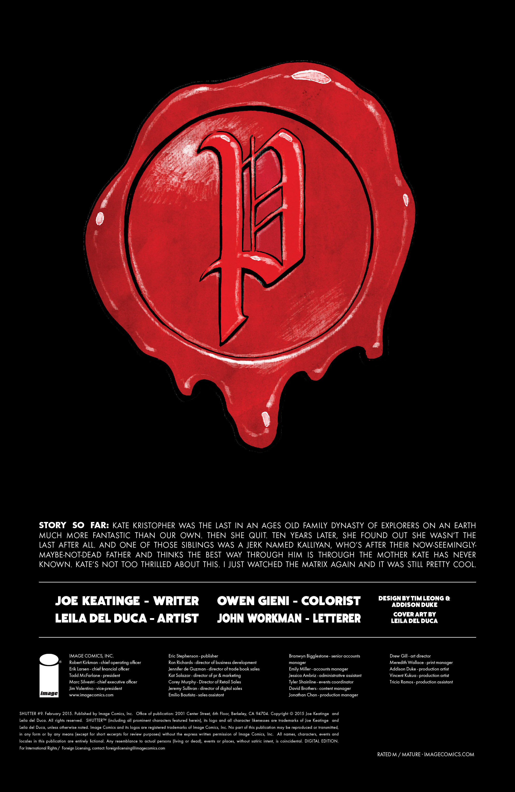 Read online Shutter comic -  Issue #9 - 31