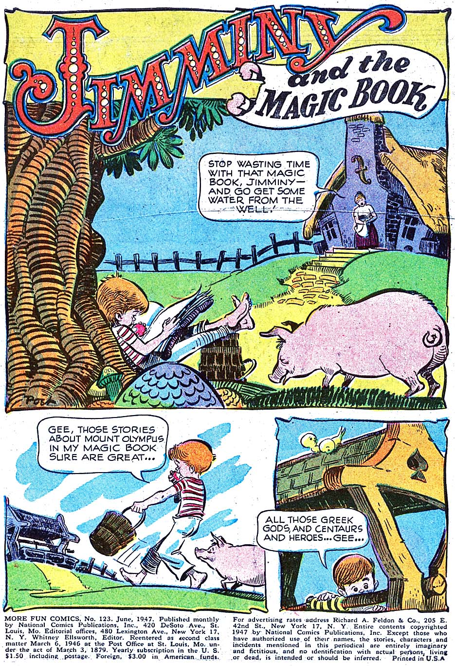 Read online More Fun Comics comic -  Issue #123 - 3