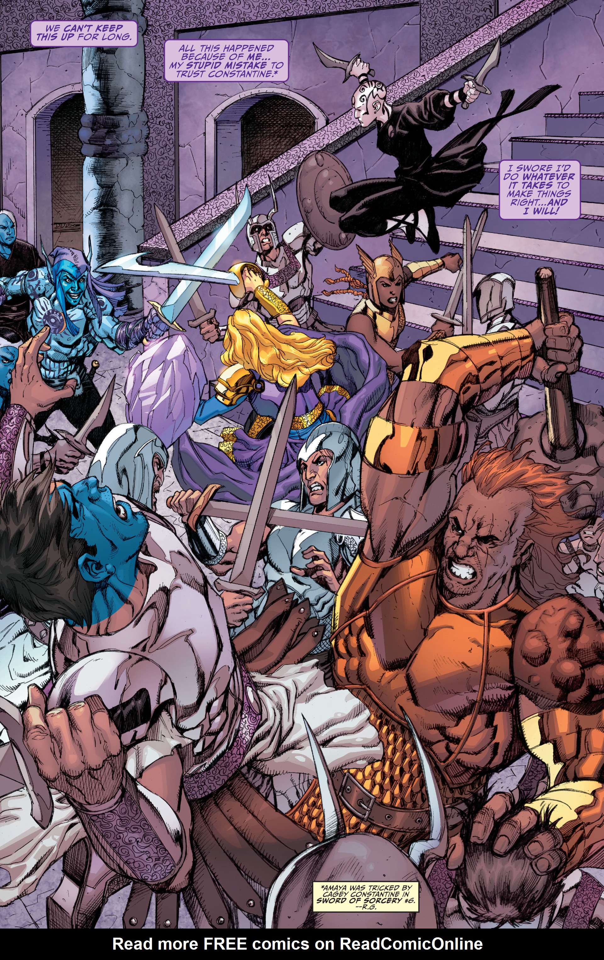 Read online Sword Of Sorcery comic -  Issue #8 - 14