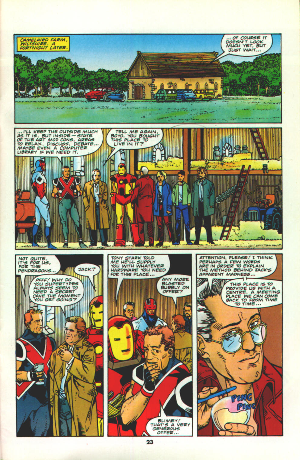 Read online The Knights of Pendragon comic -  Issue #12 - 23