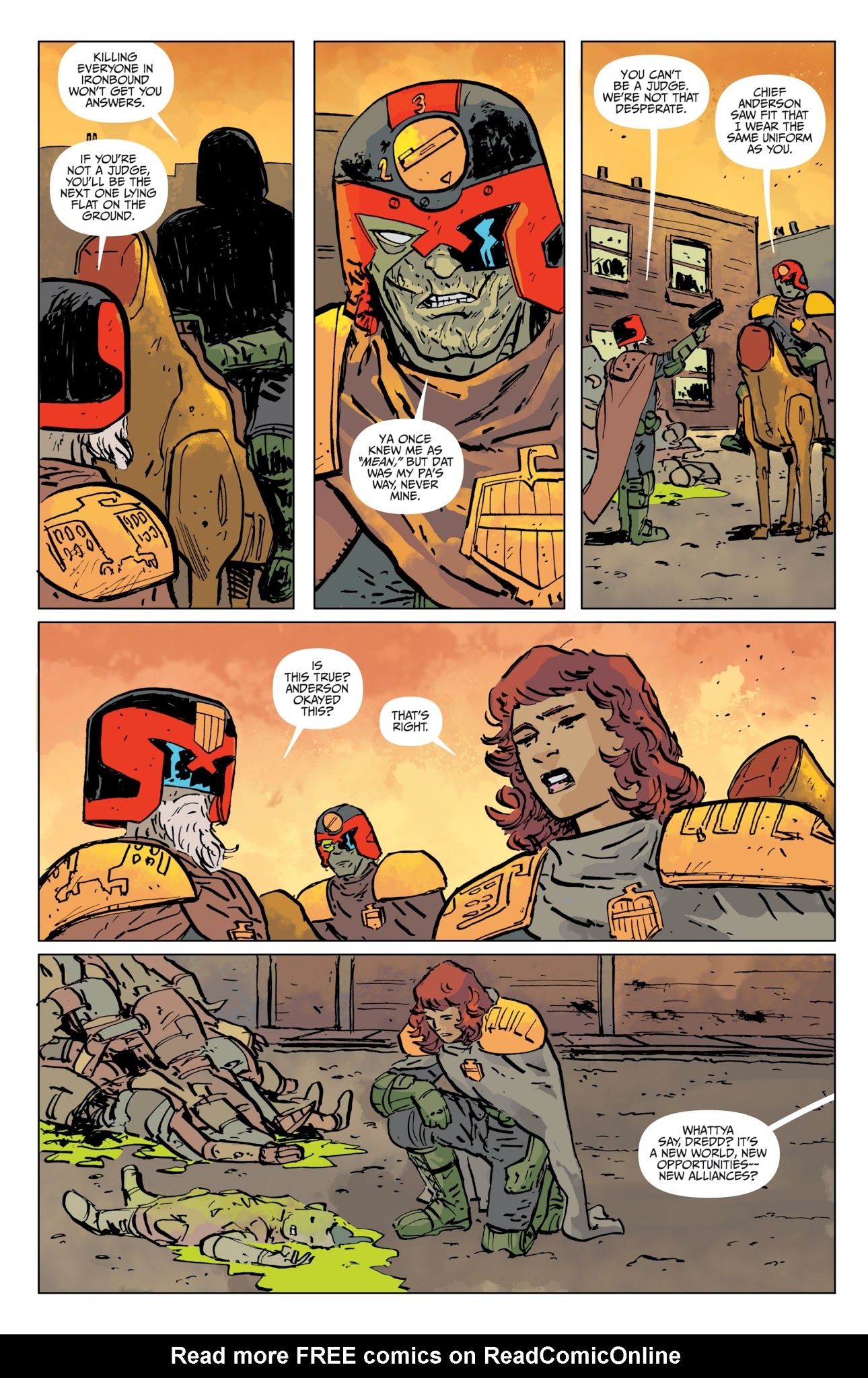 Read online Judge Dredd: The Blessed Earth comic -  Issue #5 - 7