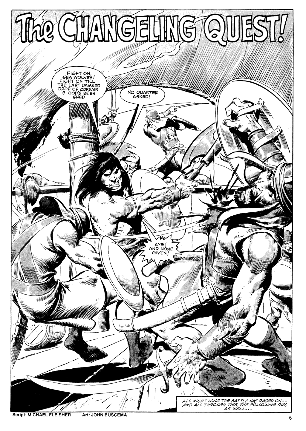 Read online The Savage Sword Of Conan comic -  Issue #73 - 5