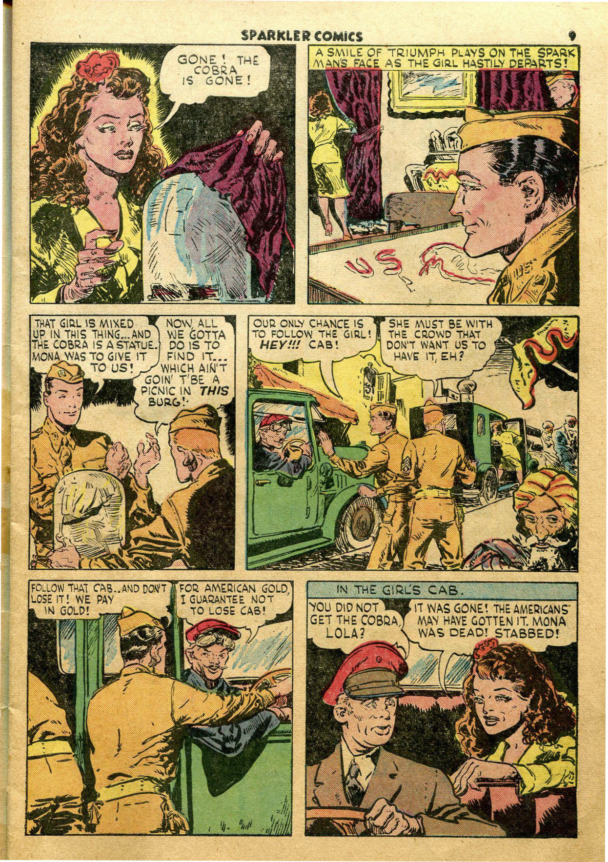 Read online Sparkler Comics comic -  Issue #23 - 11