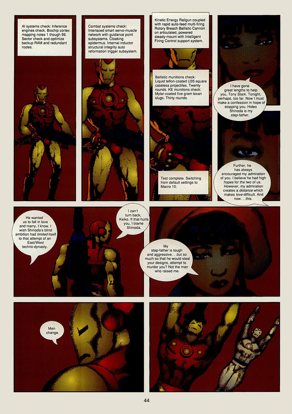 Read online Marvel Graphic Novel comic -  Issue #33 - Iron Man - Crash - 45