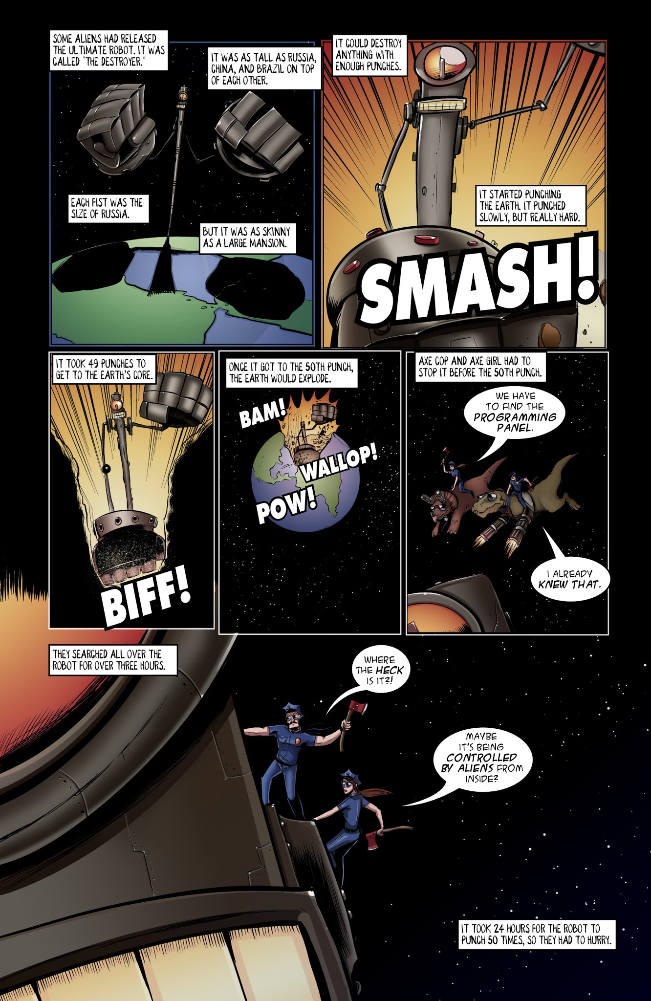Read online Axe Cop comic -  Issue # TPB 5 - 86