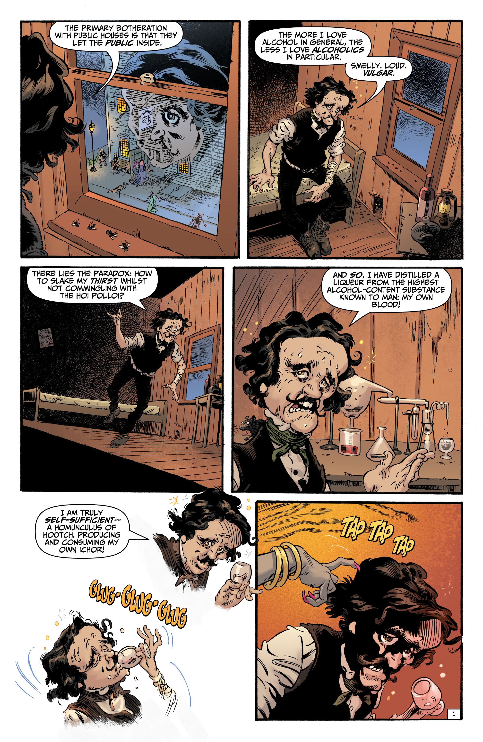 Read online Edgar Allan Poe's Snifter of Death comic -  Issue #6 - 15