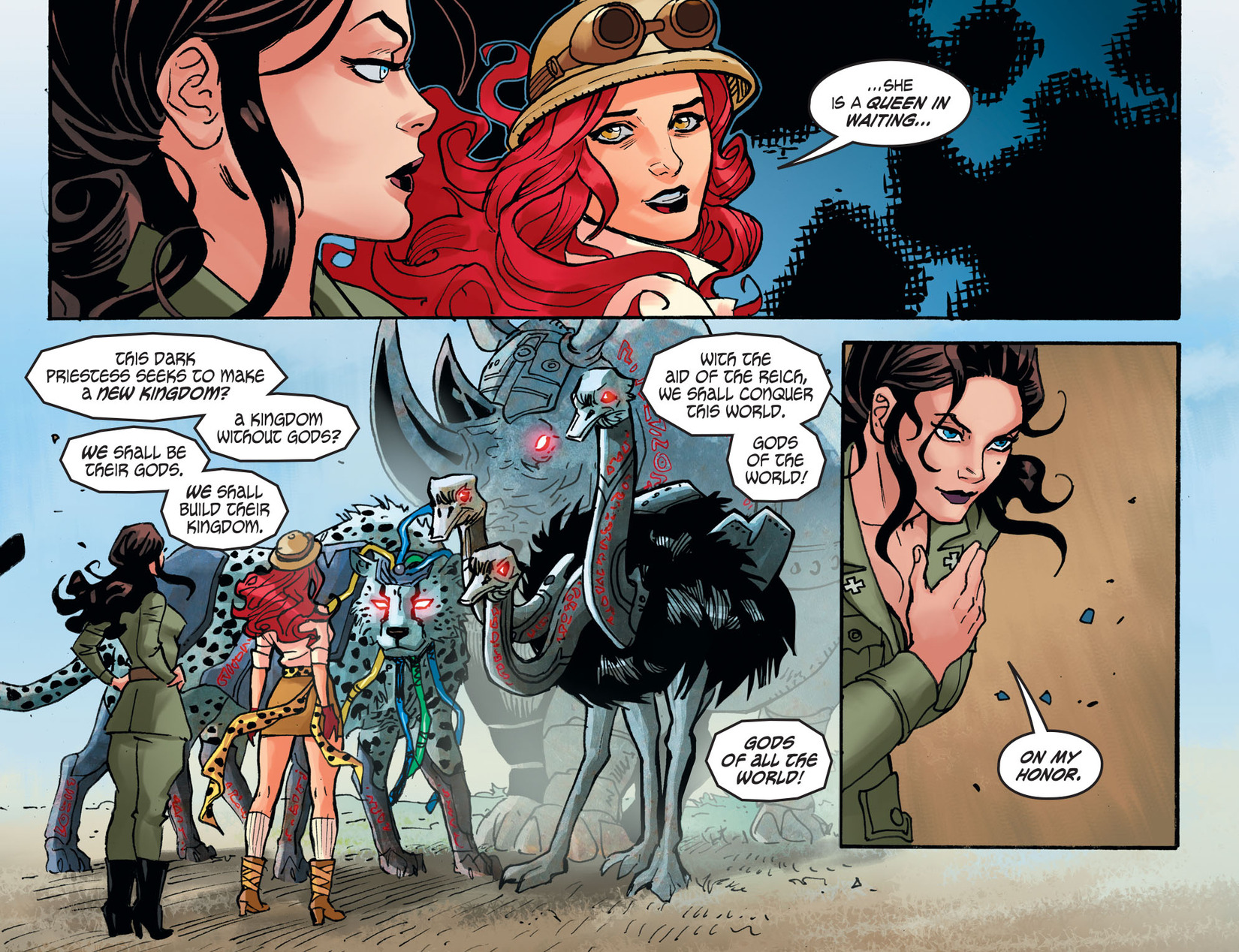 Read online DC Comics: Bombshells comic -  Issue #62 - 20