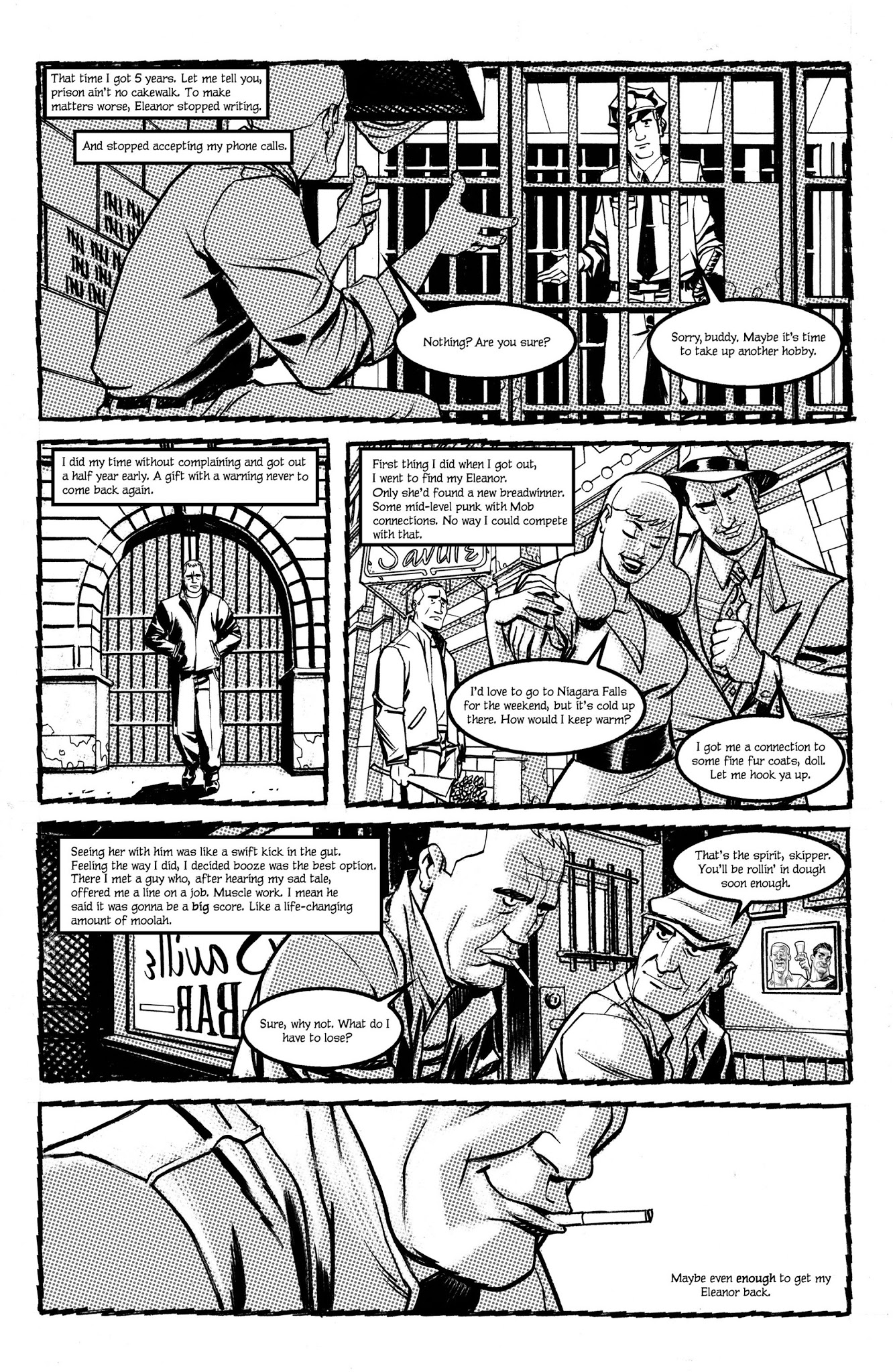 Read online Batman Black and White (2013) comic -  Issue #6 - 44