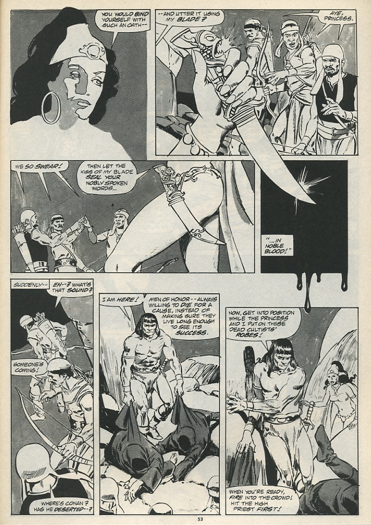 The Savage Sword Of Conan issue 181 - Page 55