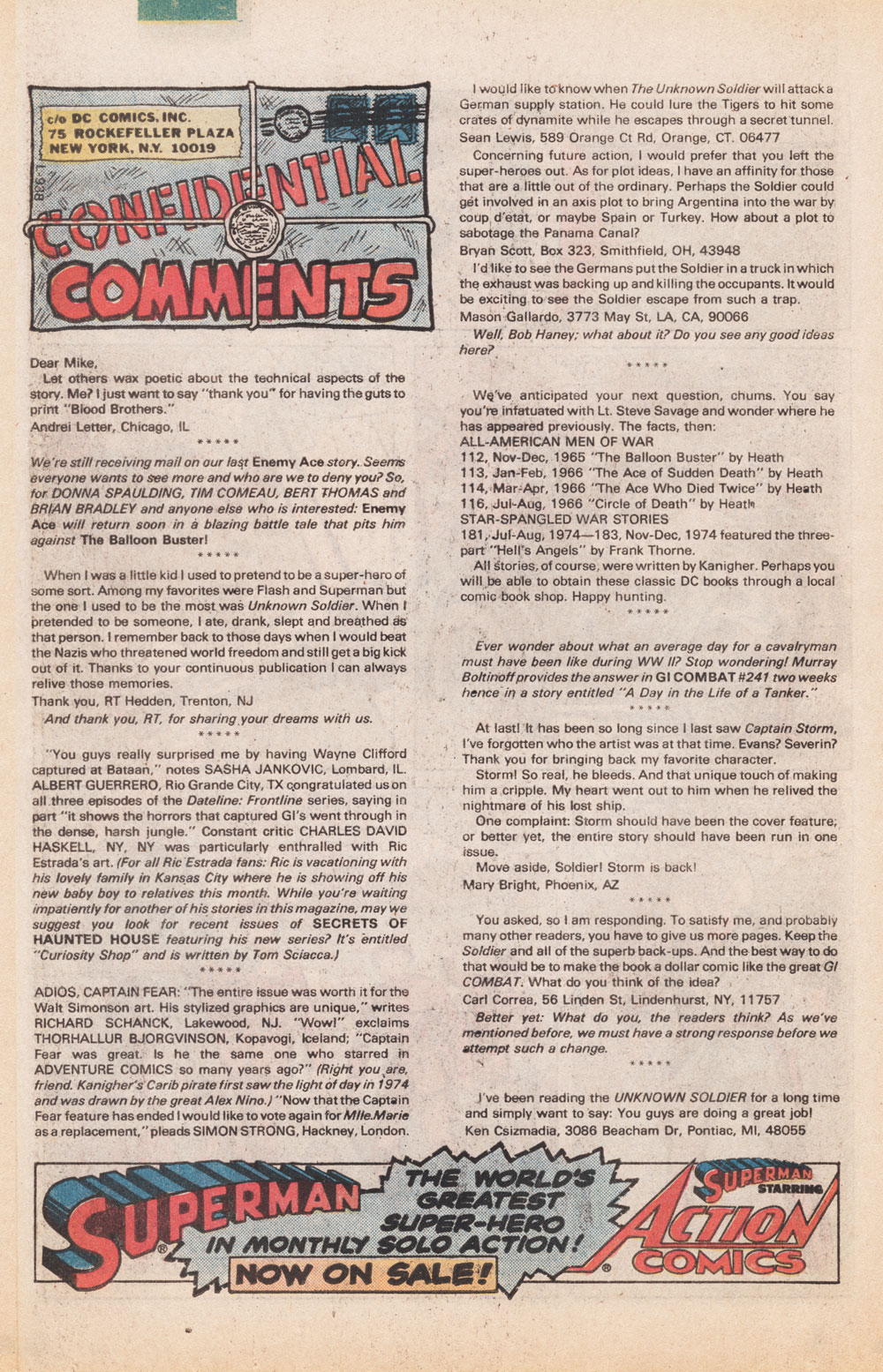 Read online Unknown Soldier (1977) comic -  Issue #262 - 26