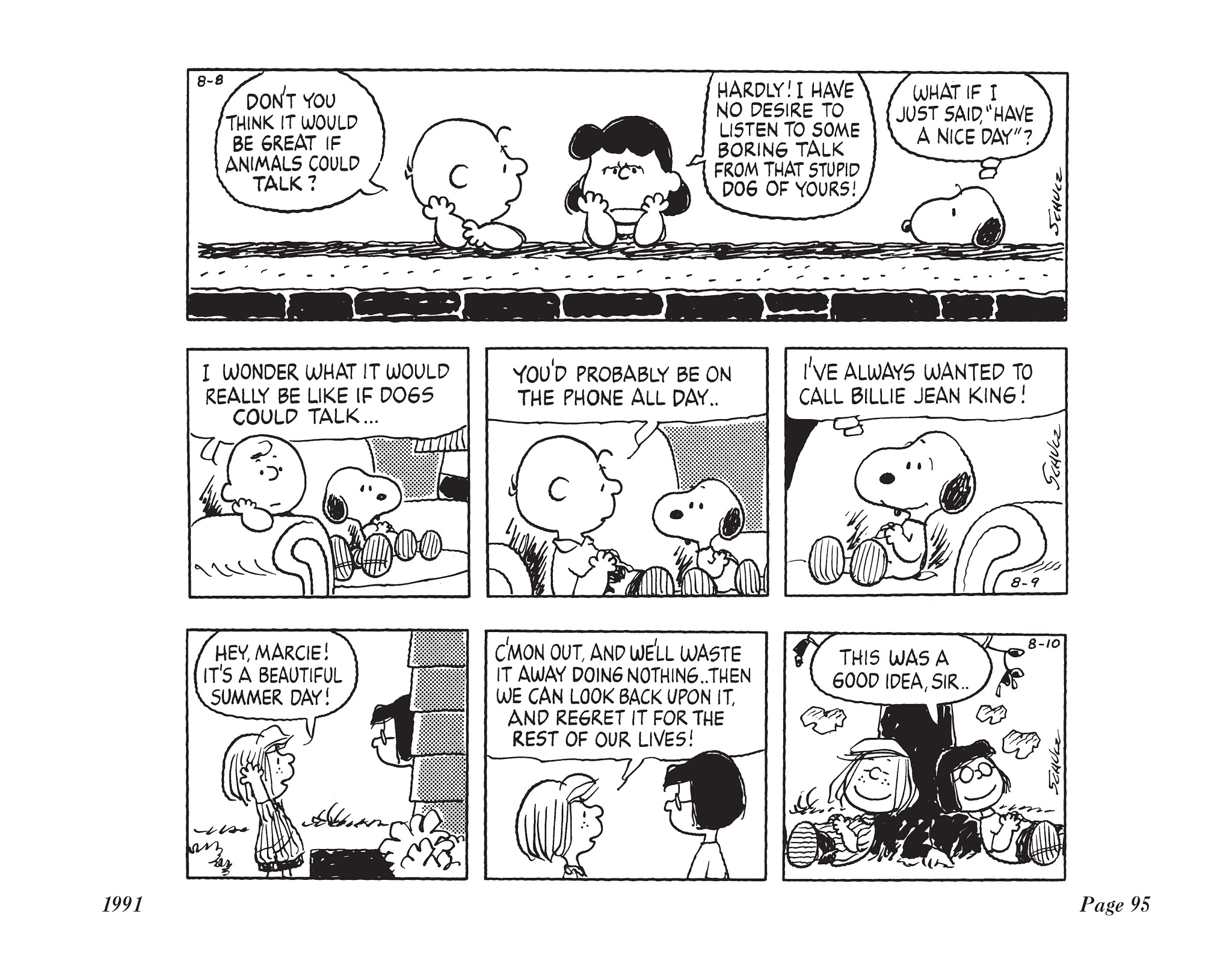 Read online The Complete Peanuts comic -  Issue # TPB 21 - 109