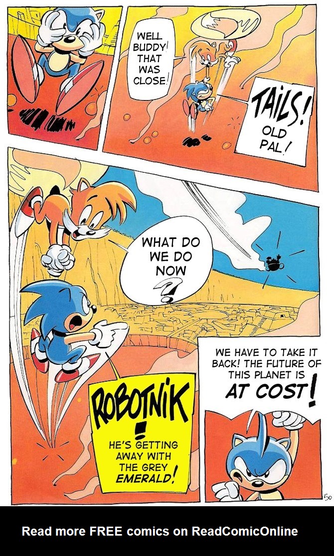 Read online Sonic Adventures: Dans Les Griffes De Robotnik comic -  Issue # Full - 53
