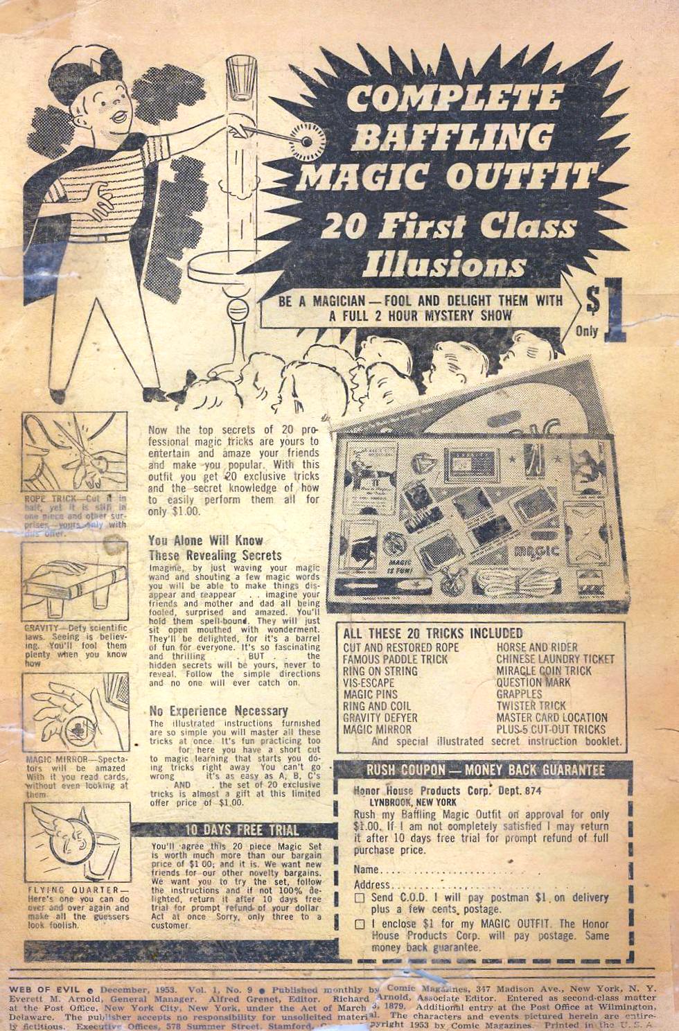 Read online Web of Evil comic -  Issue #9 - 2