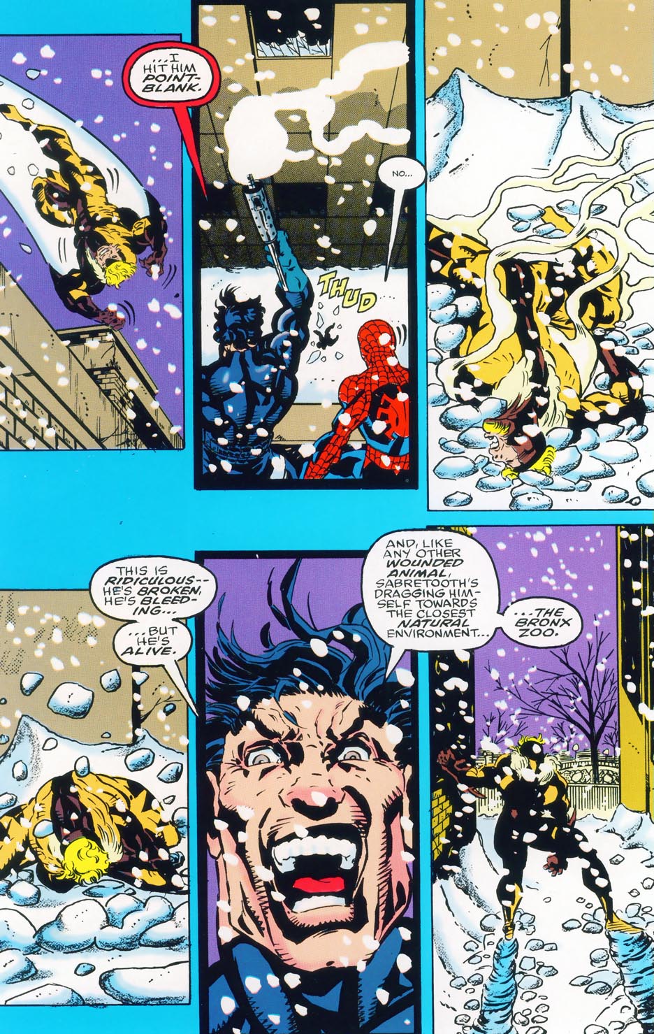 Read online Spider-Man, Punisher, Sabretooth: Designer Genes comic -  Issue # Full - 34
