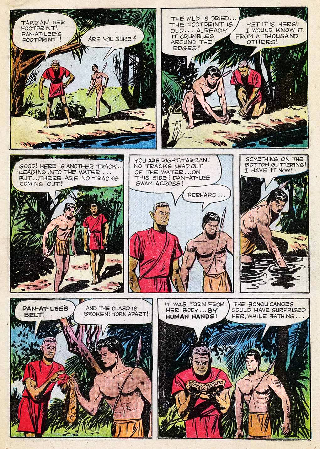 Read online Tarzan (1948) comic -  Issue #4 - 19