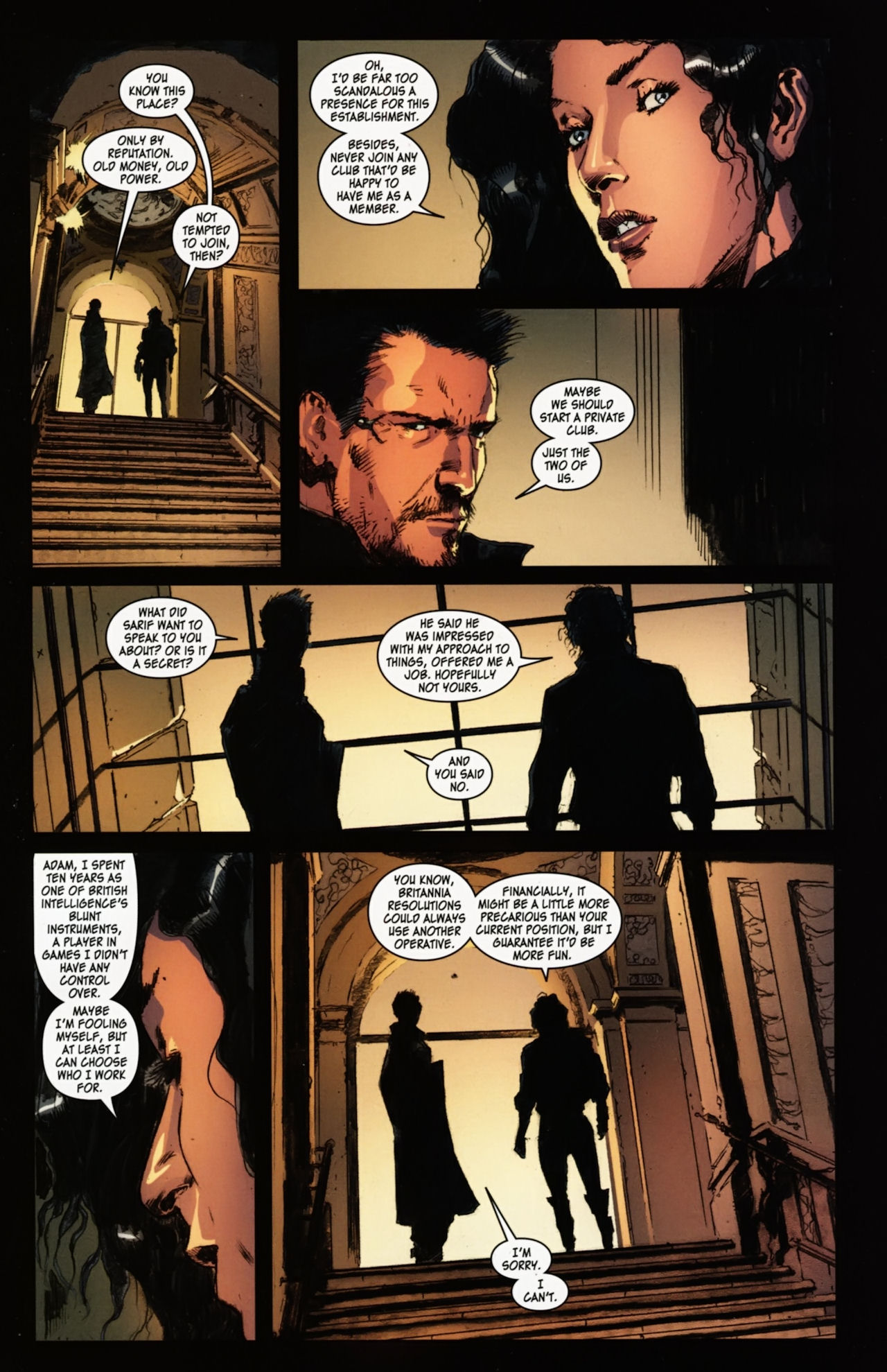 Read online Deus Ex comic -  Issue #5 - 18