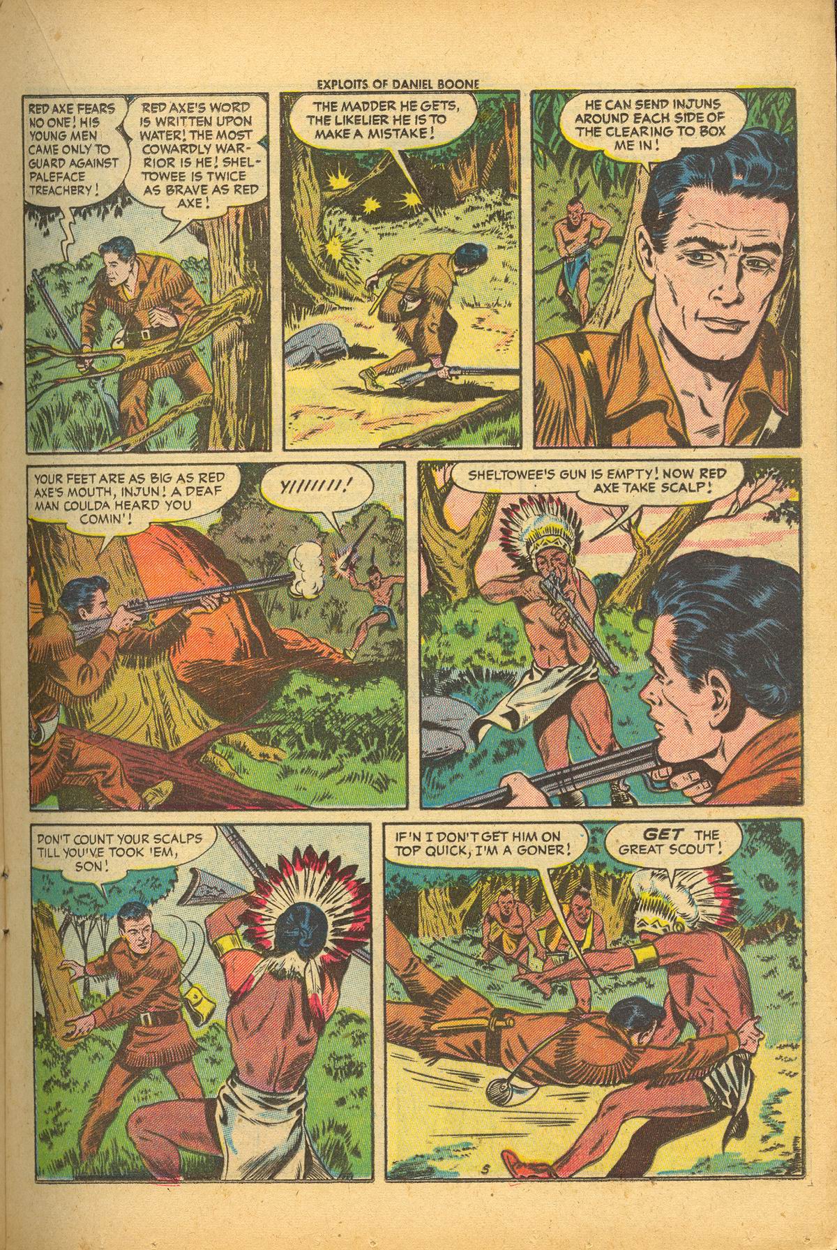 Read online Exploits of Daniel Boone comic -  Issue #2 - 17